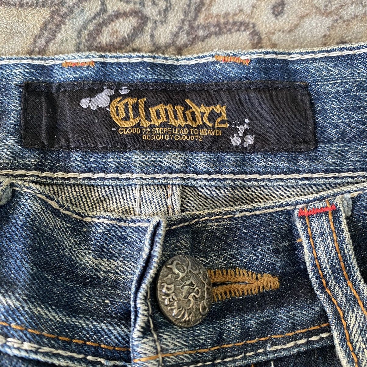 Japanese Brand Japanese Brand CLOUD72 Denim Embroidery Cross Cemetery Jeans Size US 30 / EU 46 - 15 Thumbnail