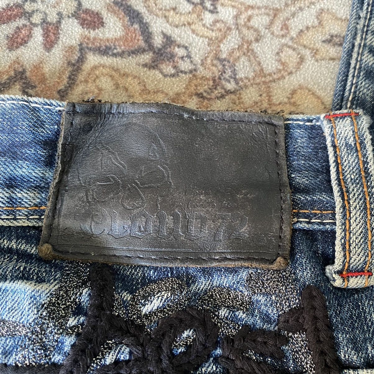 Japanese Brand Japanese Brand CLOUD72 Denim Embroidery Cross Cemetery Jeans Size US 30 / EU 46 - 12 Thumbnail