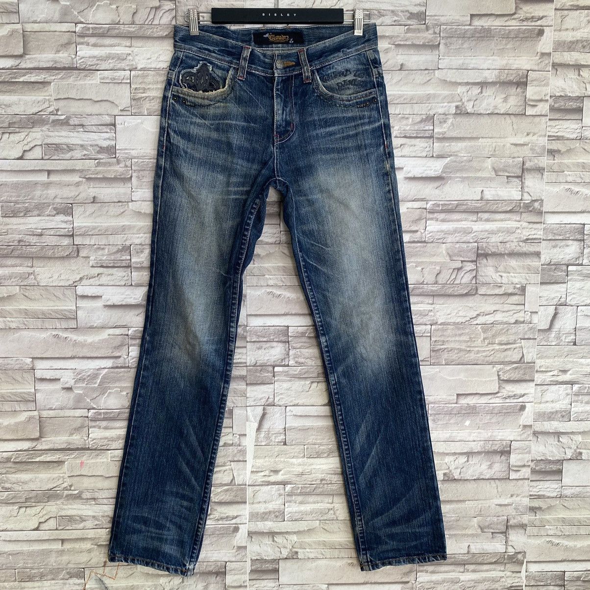 Japanese Brand Japanese Brand CLOUD72 Denim Embroidery Cross Cemetery Jeans Size US 30 / EU 46 - 4 Thumbnail