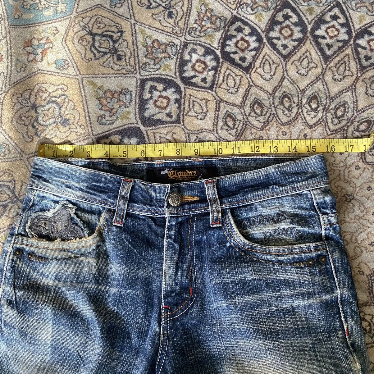 Japanese Brand Japanese Brand CLOUD72 Denim Embroidery Cross Cemetery Jeans Size US 30 / EU 46 - 18 Thumbnail