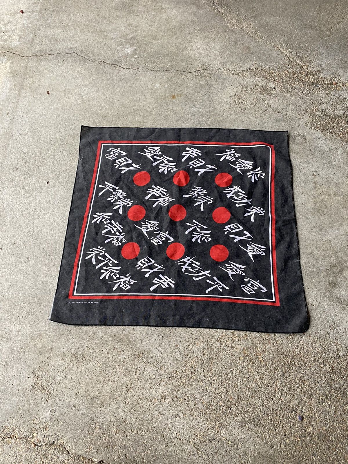 Vintage Vintage made in USA Japanese rising sun bandana | Grailed