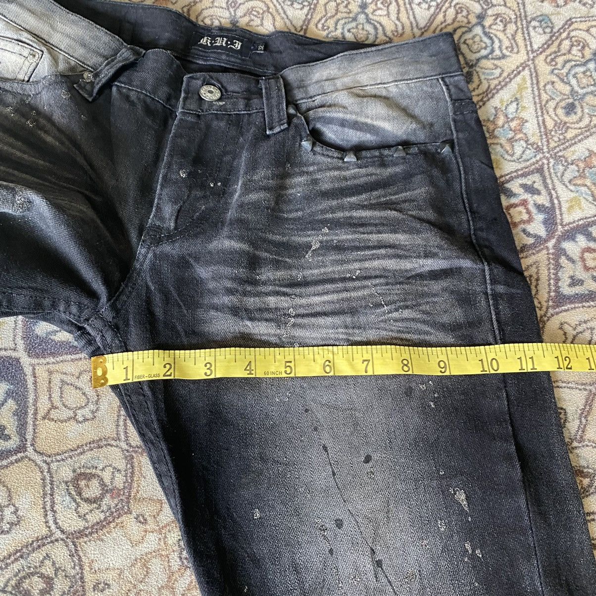 Japanese Brand Japanese Brand K.U.I Black Denim Flare Jeans Painter Size US 32 / EU 48 - 21 Thumbnail