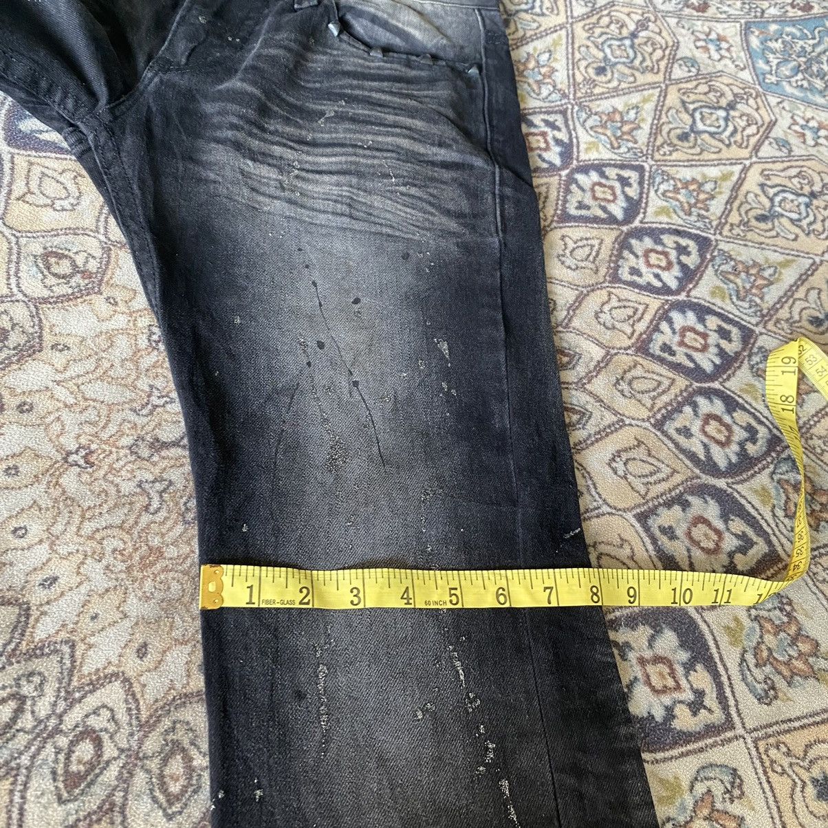 Japanese Brand Japanese Brand K.U.I Black Denim Flare Jeans Painter Size US 32 / EU 48 - 22 Thumbnail
