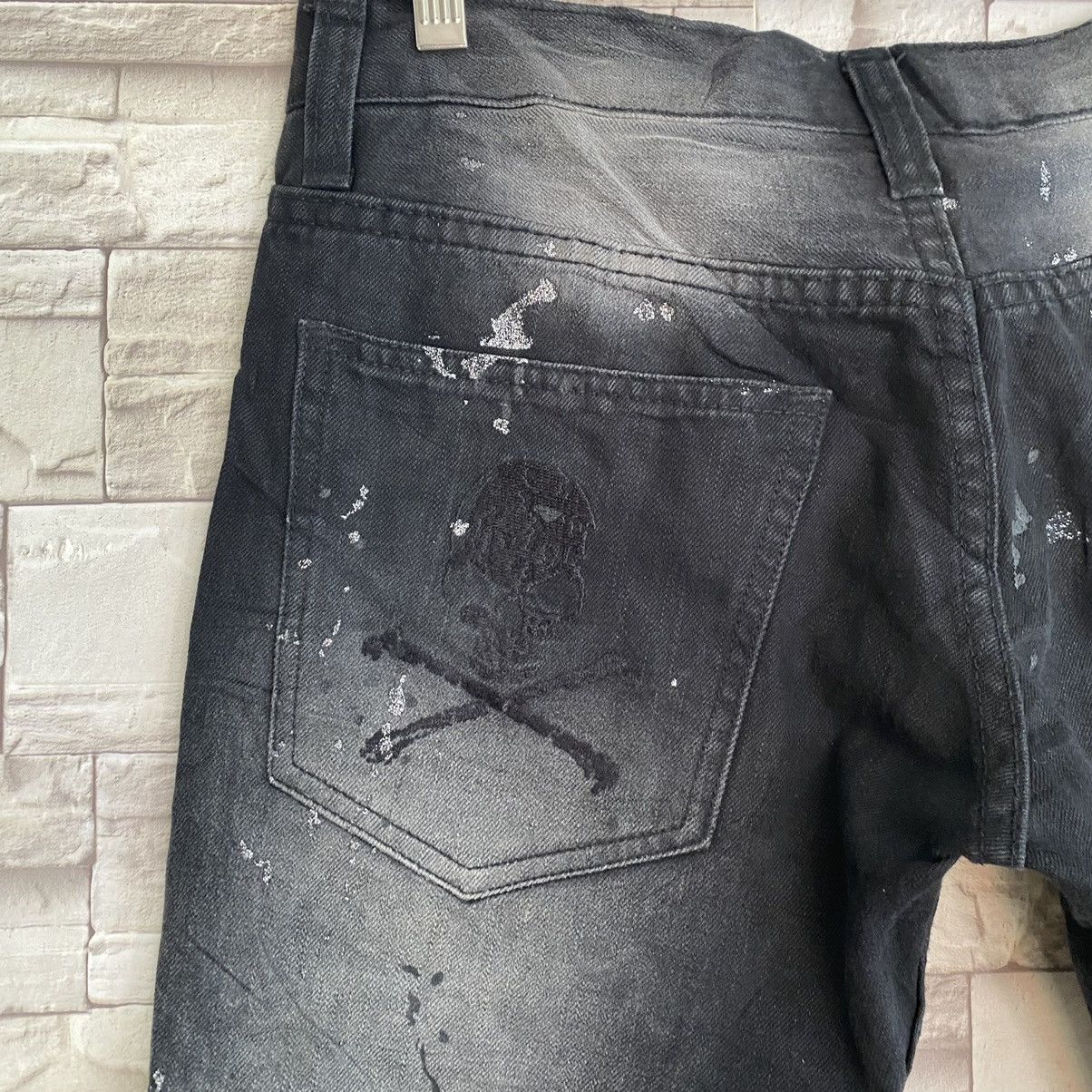 Japanese Brand Japanese Brand K.U.I Black Denim Flare Jeans Painter Size US 32 / EU 48 - 10 Thumbnail