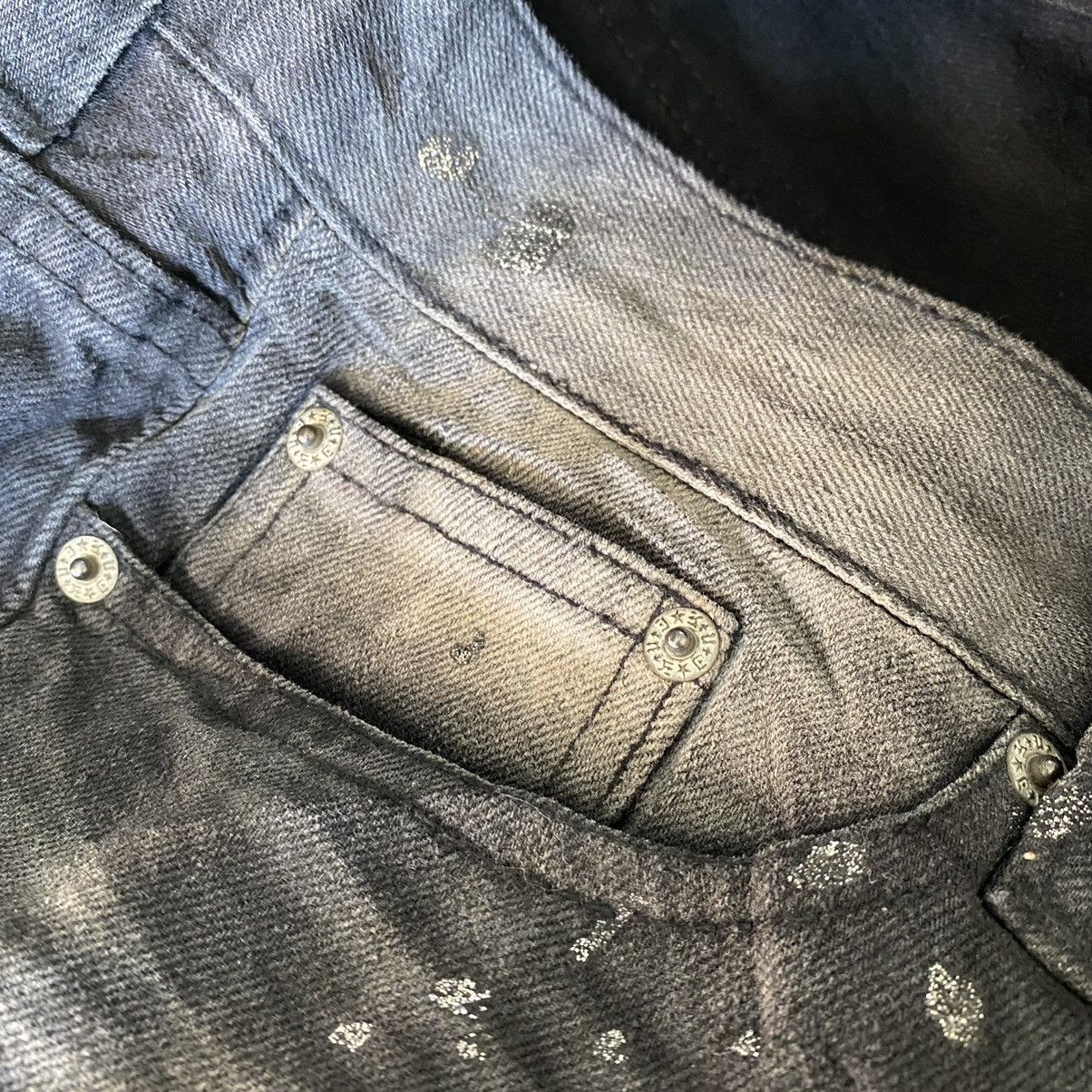 Japanese Brand Japanese Brand K.U.I Black Denim Flare Jeans Painter Size US 32 / EU 48 - 14 Thumbnail