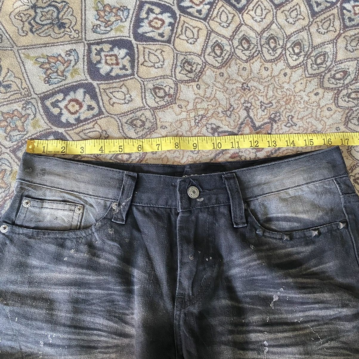 Japanese Brand Japanese Brand K.U.I Black Denim Flare Jeans Painter Size US 32 / EU 48 - 17 Thumbnail