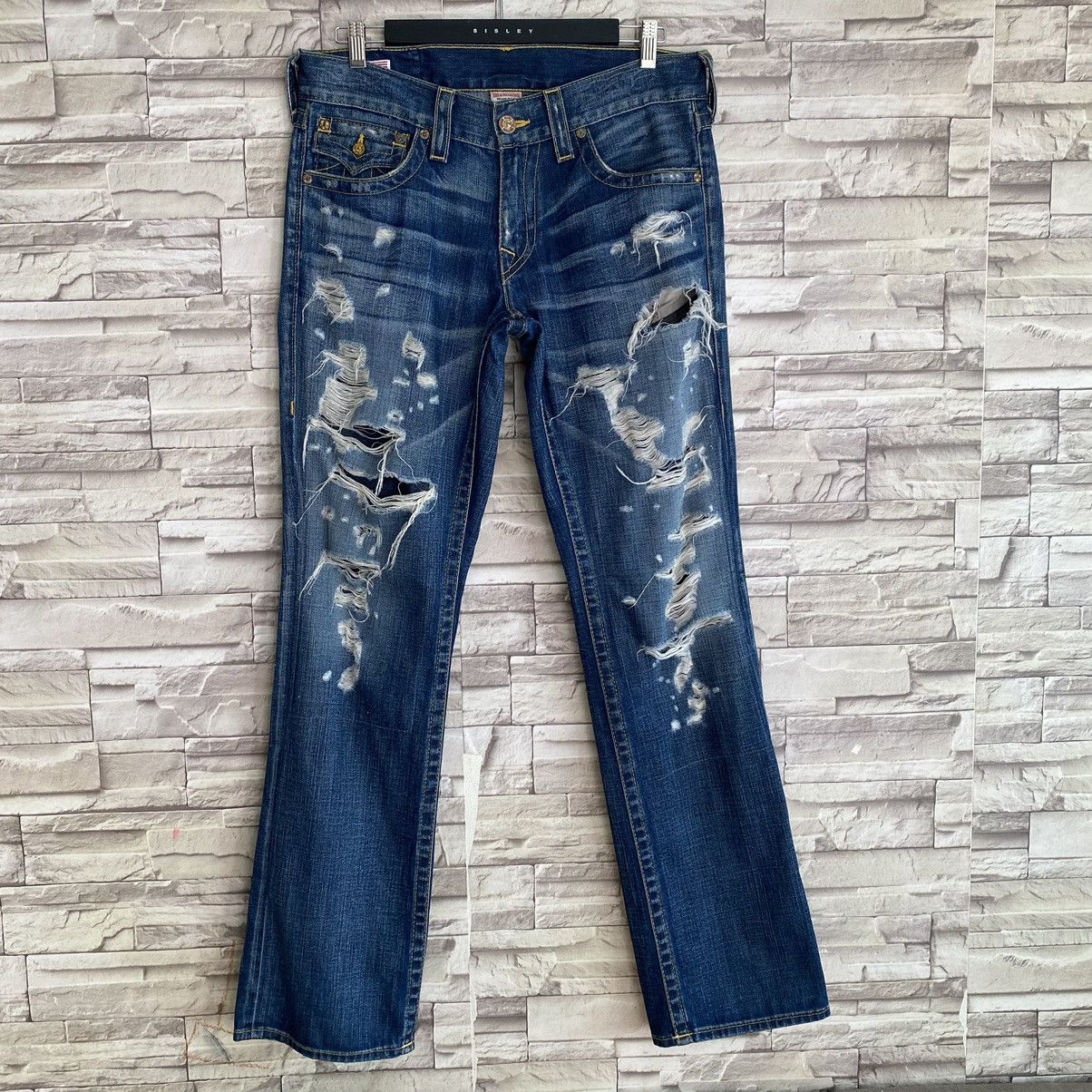 True Religion True Religion Thrasher Denim Flare Jeans Size US 33 - 3 Thumbnail
