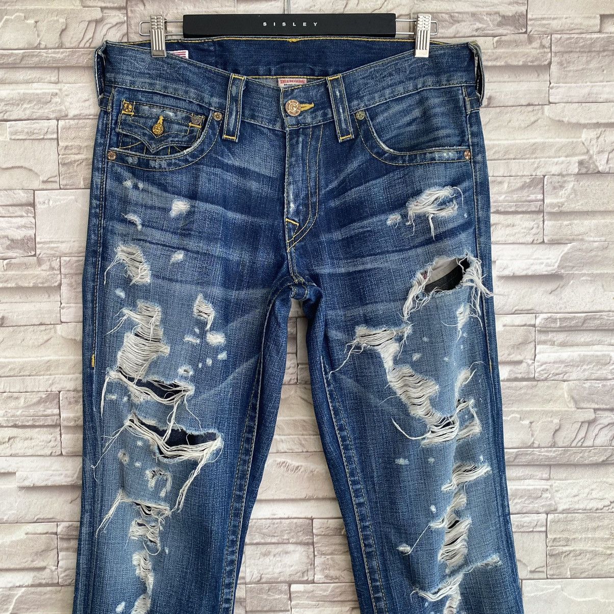 True Religion True Religion Thrasher Denim Flare Jeans Size US 33 - 4 Thumbnail