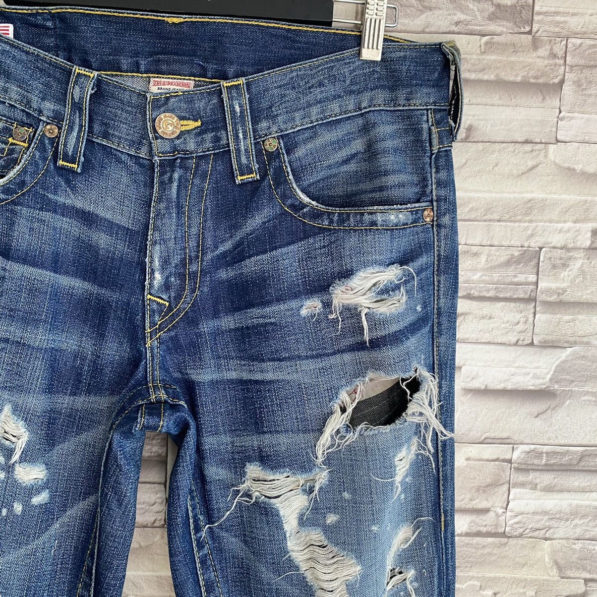 True Religion True Religion Thrasher Denim Flare Jeans Size US 33 - 7 Thumbnail