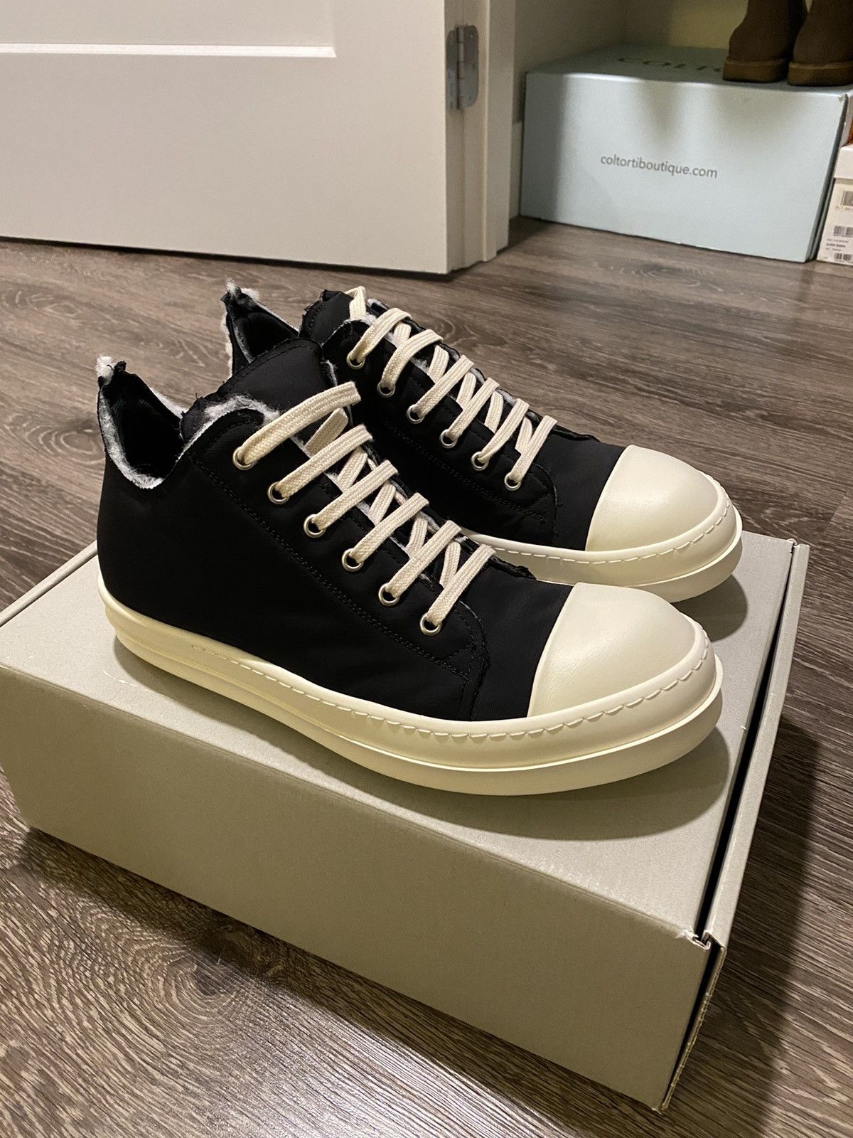 Rick Owens Drkshdw Rick Owens Drkshdw Low Ramones Sneakers Sz 41