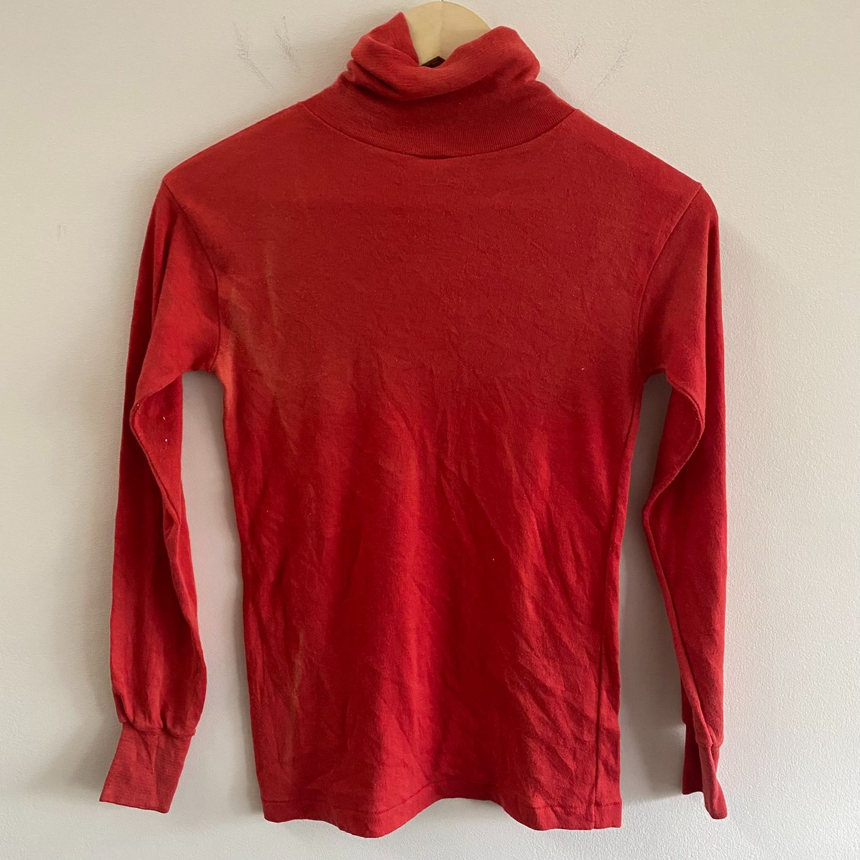 Vintage Vintage 70s 80s Turtleneck Long Sleeve Shirt Size US M / EU 48-50 / 2 - 3 Thumbnail