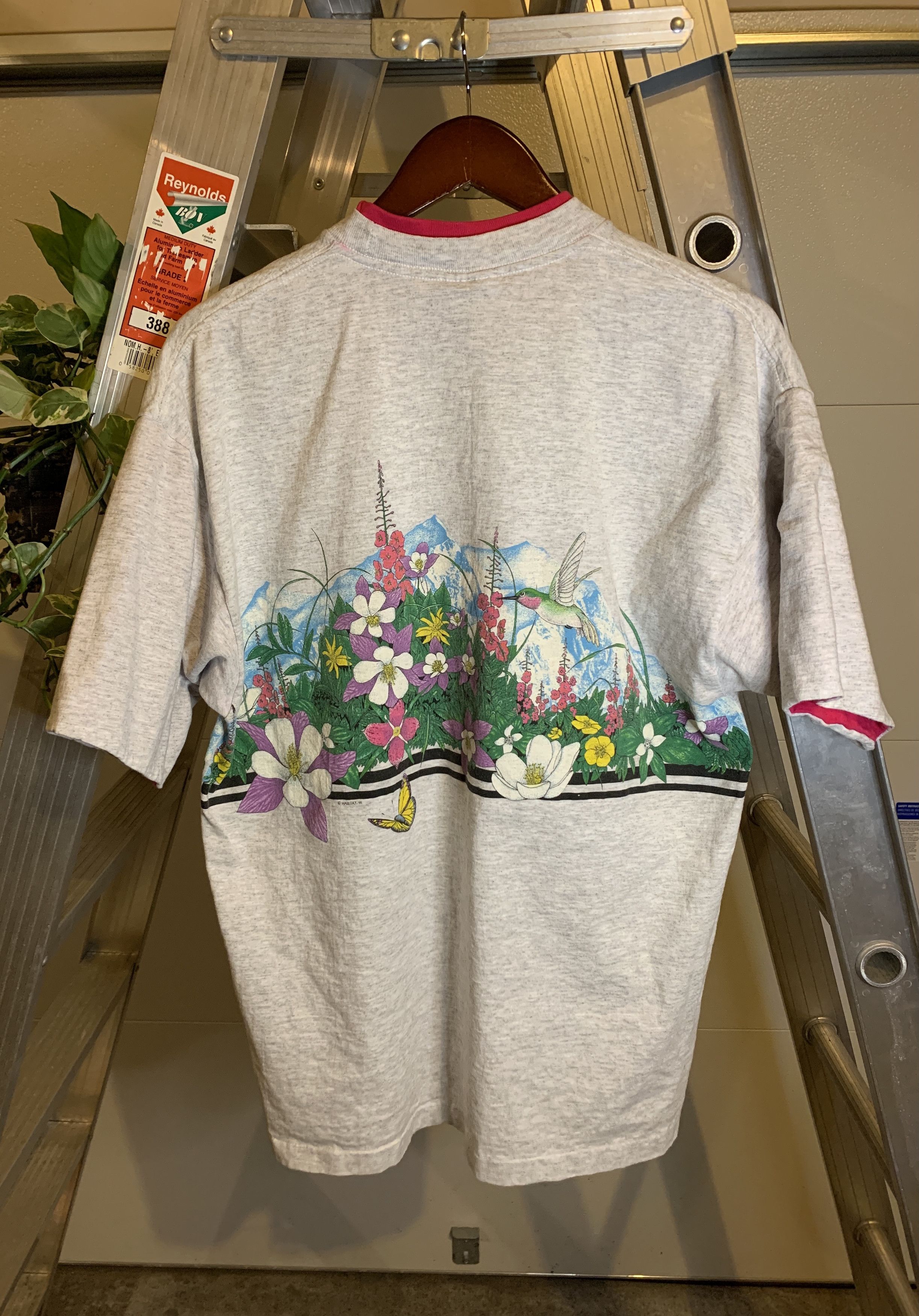 Habitat × Vintage Vintage 90’s Habitat Flower Shirt Size US L / EU 52-54 / 3 - 4 Thumbnail
