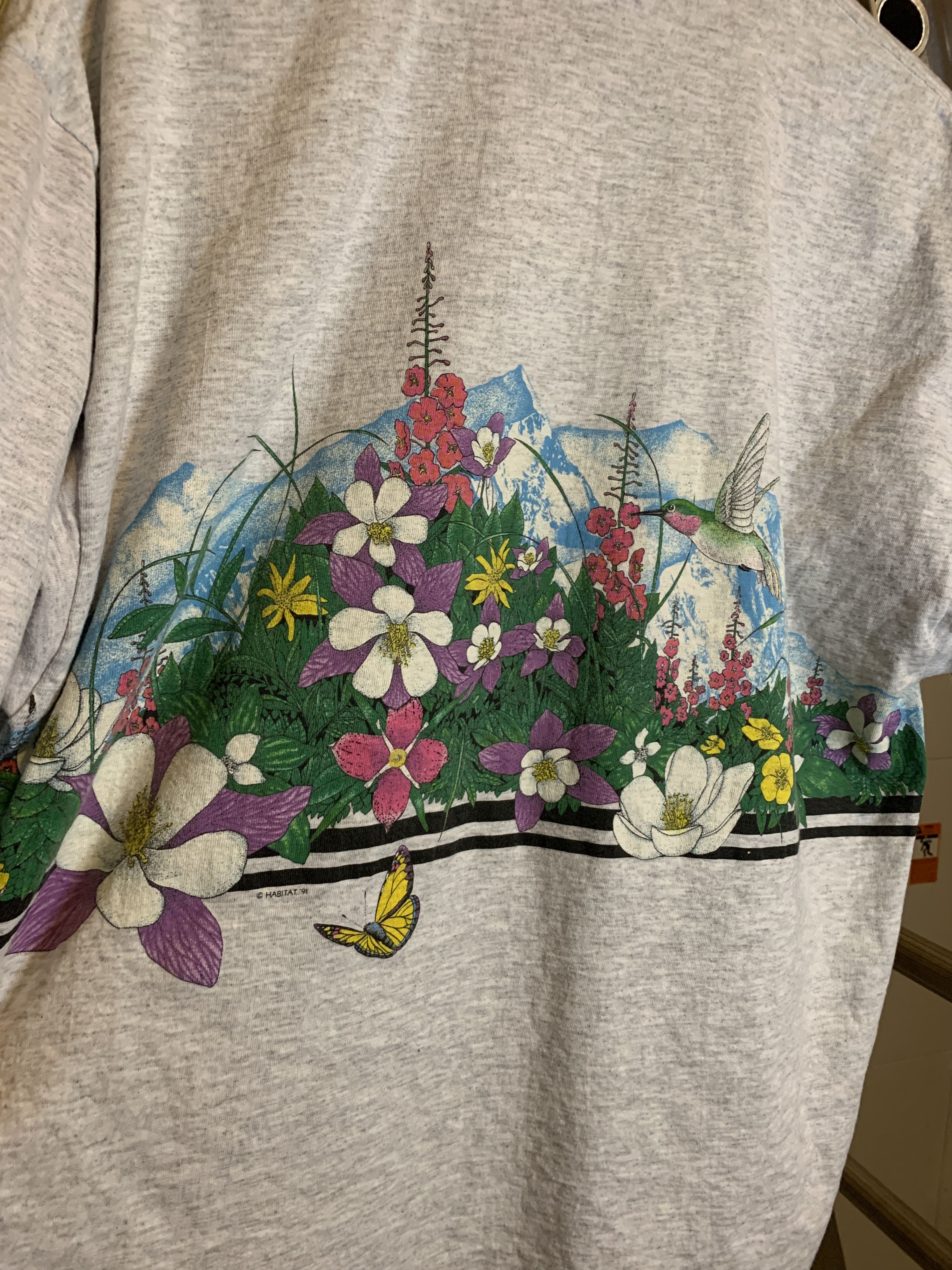 Habitat × Vintage Vintage 90’s Habitat Flower Shirt Size US L / EU 52-54 / 3 - 3 Thumbnail