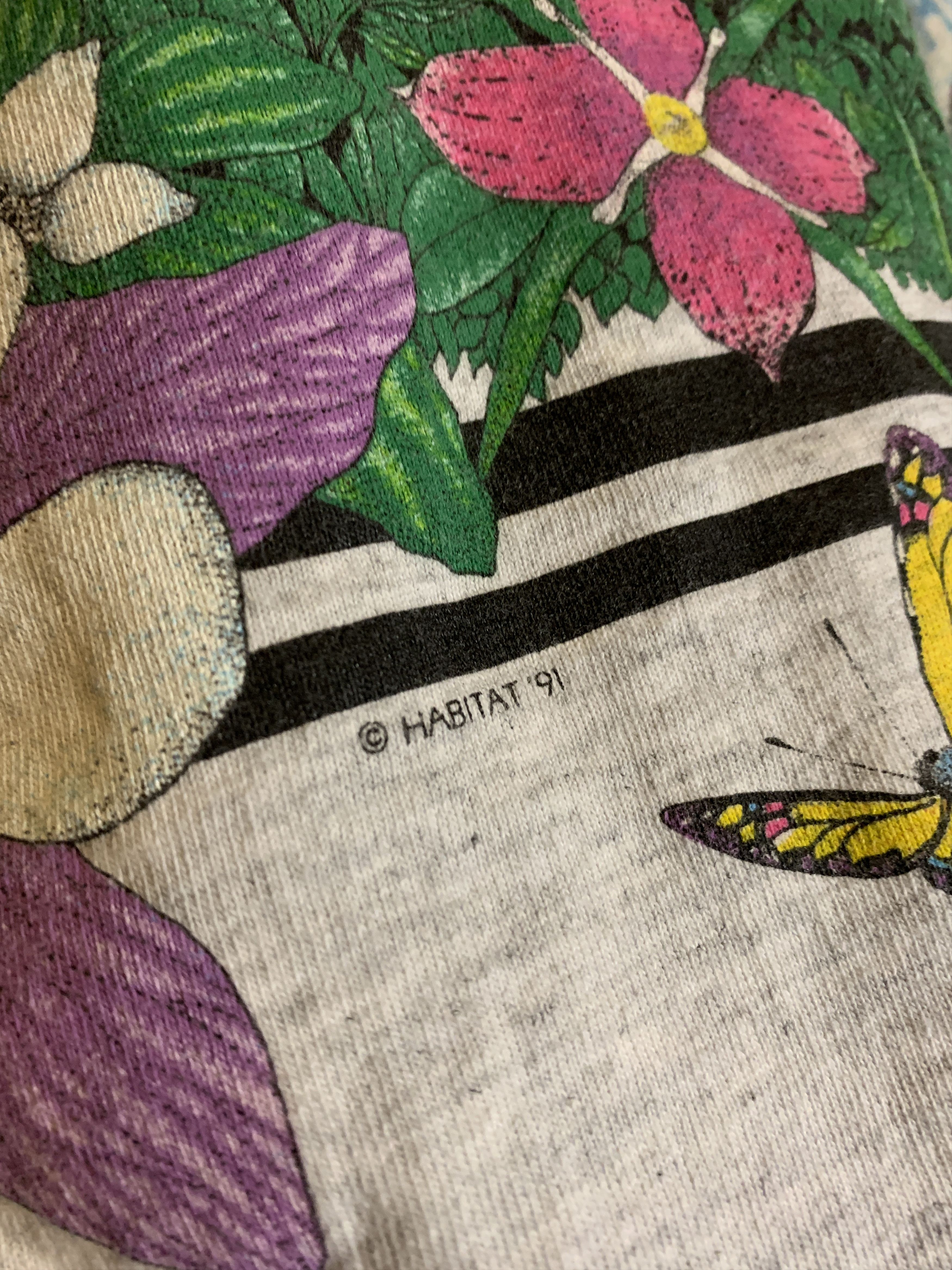 Habitat × Vintage Vintage 90’s Habitat Flower Shirt Size US L / EU 52-54 / 3 - 5 Thumbnail