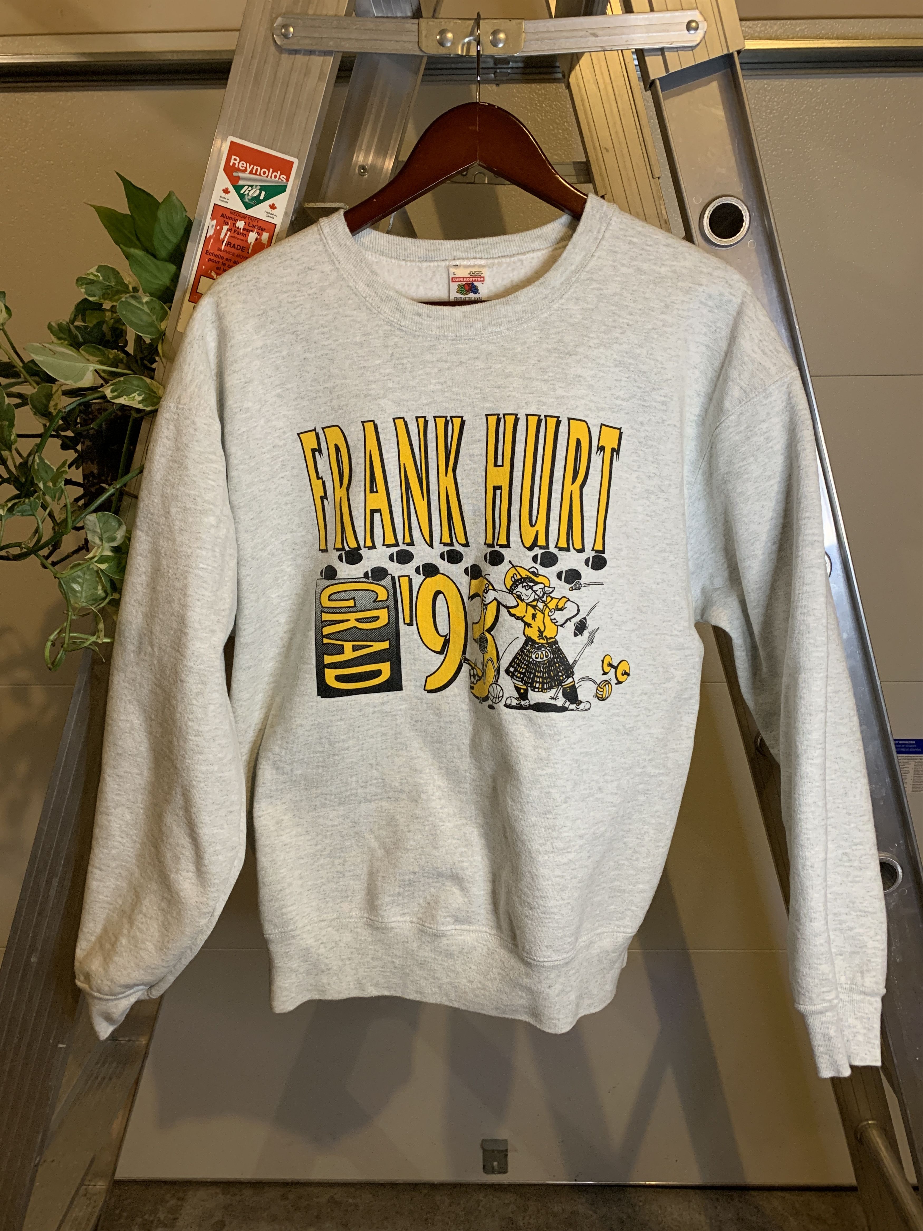 Vintage 90’s Vintage Frank Hurt Sweatshirt Size US L / EU 52-54 / 3 - 1 Thumbnail
