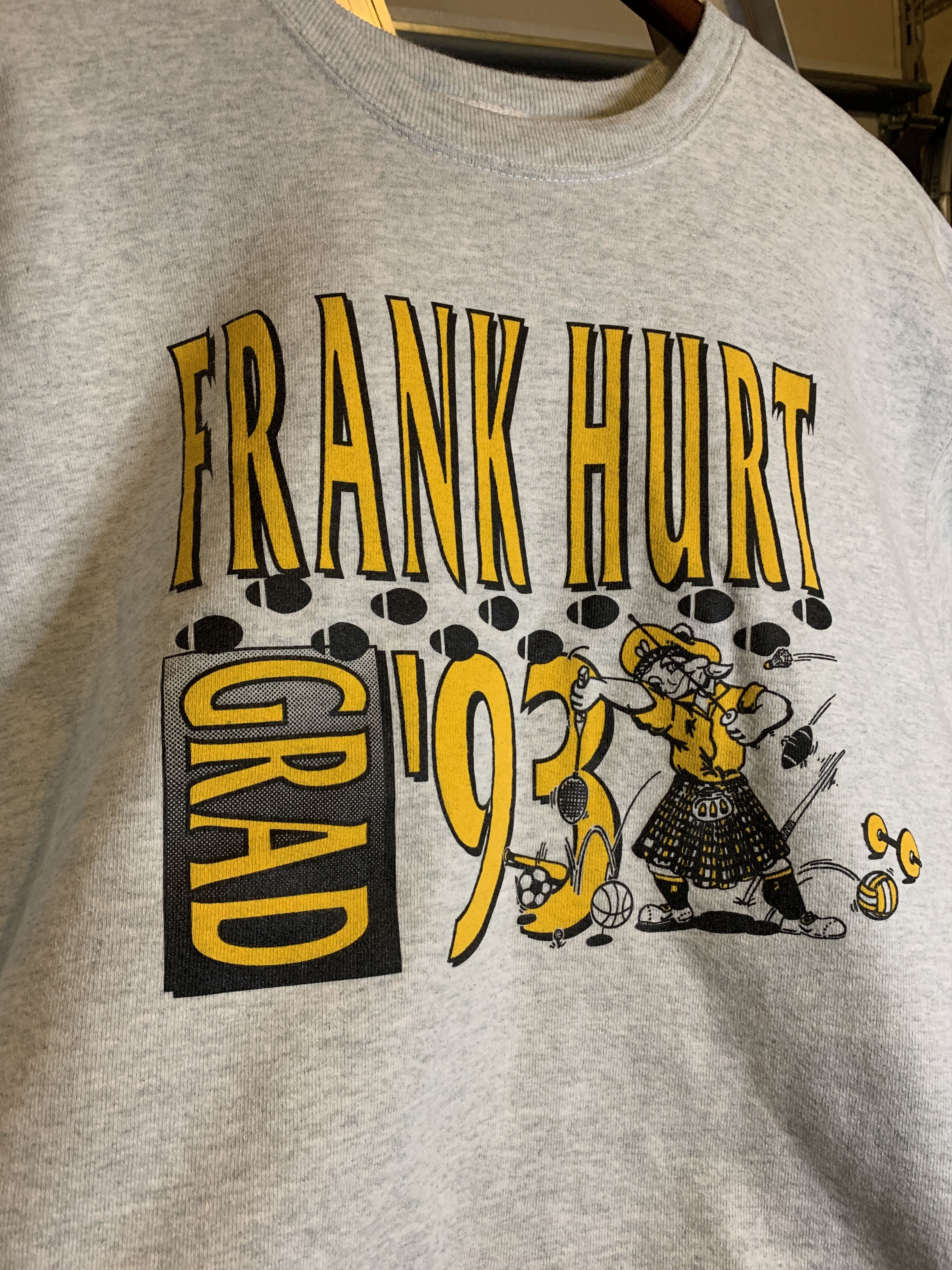 Vintage 90’s Vintage Frank Hurt Sweatshirt Size US L / EU 52-54 / 3 - 2 Thumbnail
