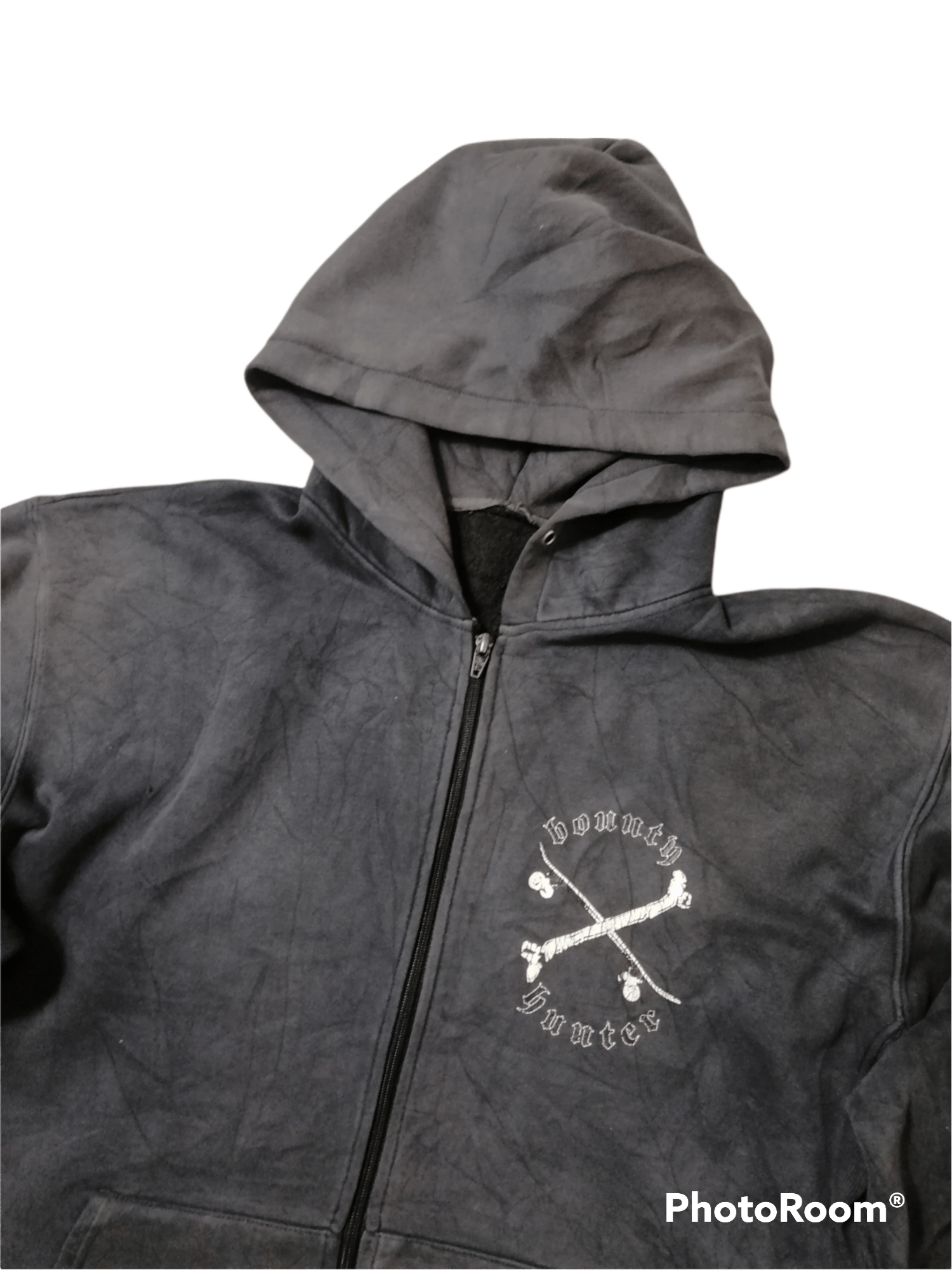 Bounty Hunter × Santa Cruz Skateboards Vintage 90s Bounty Hunter Zipper Jacket Hoodie Size US L / EU 52-54 / 3 - 4 Thumbnail