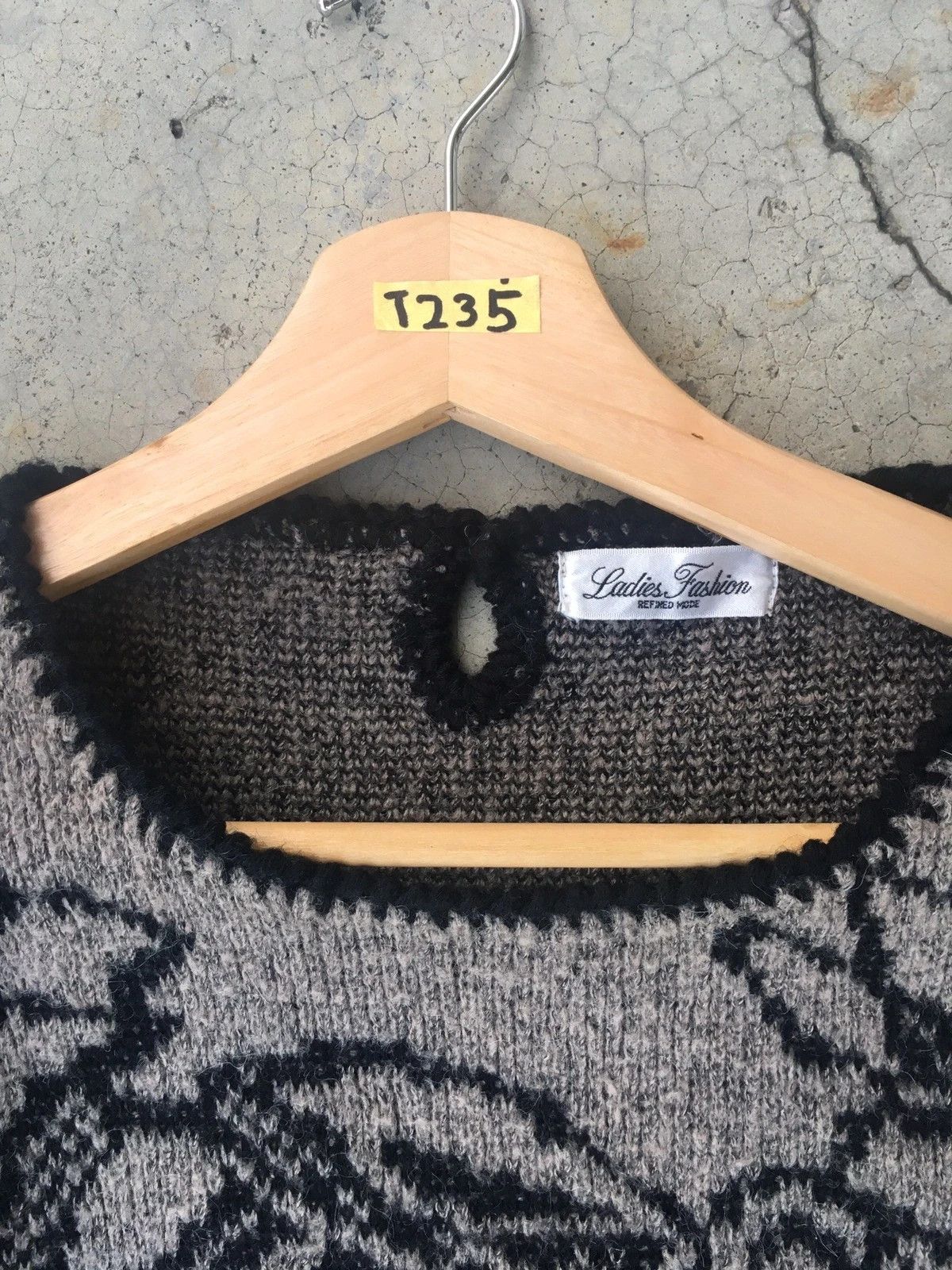 Designer × Seditionaries 📌Japan LADIES FASHION Art Flower Sweater/Knitting Pattern Size US M / EU 48-50 / 2 - 6 Thumbnail