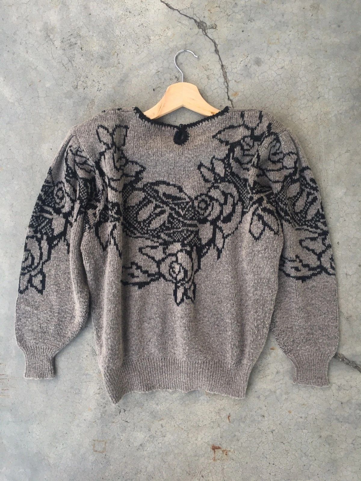 Designer × Seditionaries 📌Japan LADIES FASHION Art Flower Sweater/Knitting Pattern Size US M / EU 48-50 / 2 - 9 Thumbnail