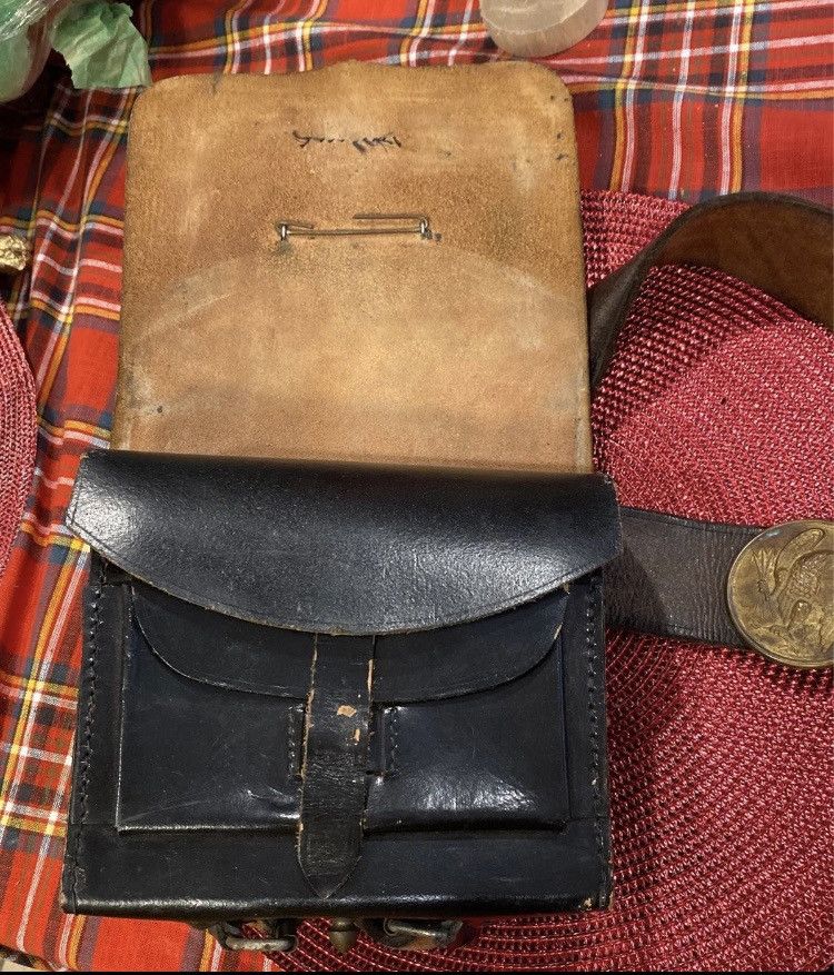 Vintage Civil War Satchel Bag Size 44 - 4 Thumbnail