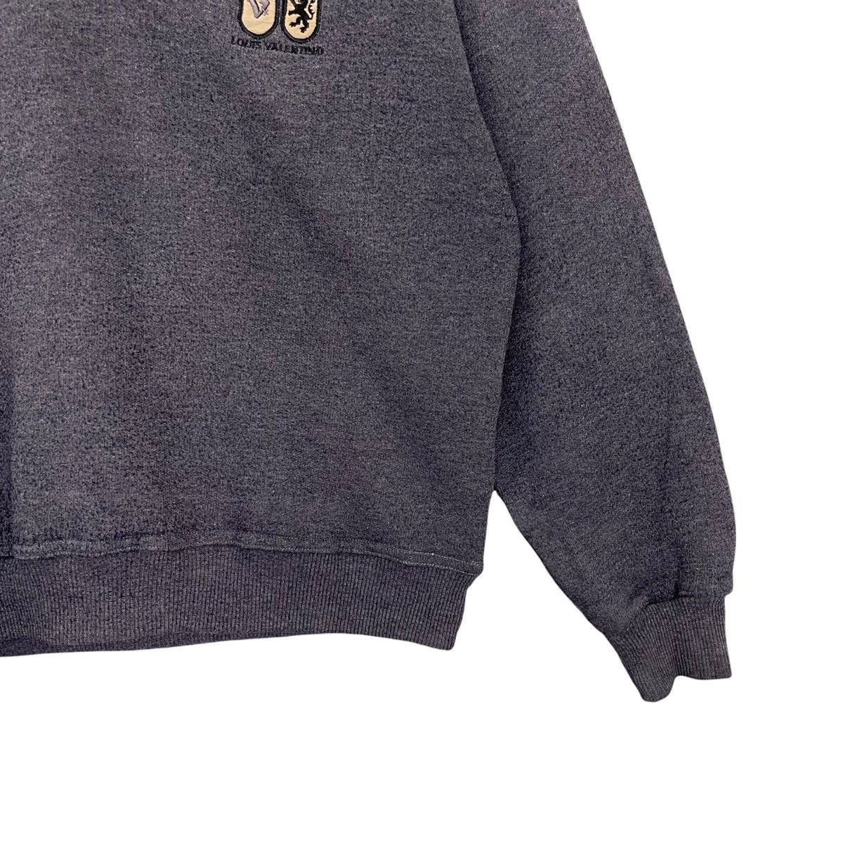 Mario Valentino Vintage 90s Louis Valentino Collar Sweatshirt Size M Size US M / EU 48-50 / 2 - 6 Thumbnail