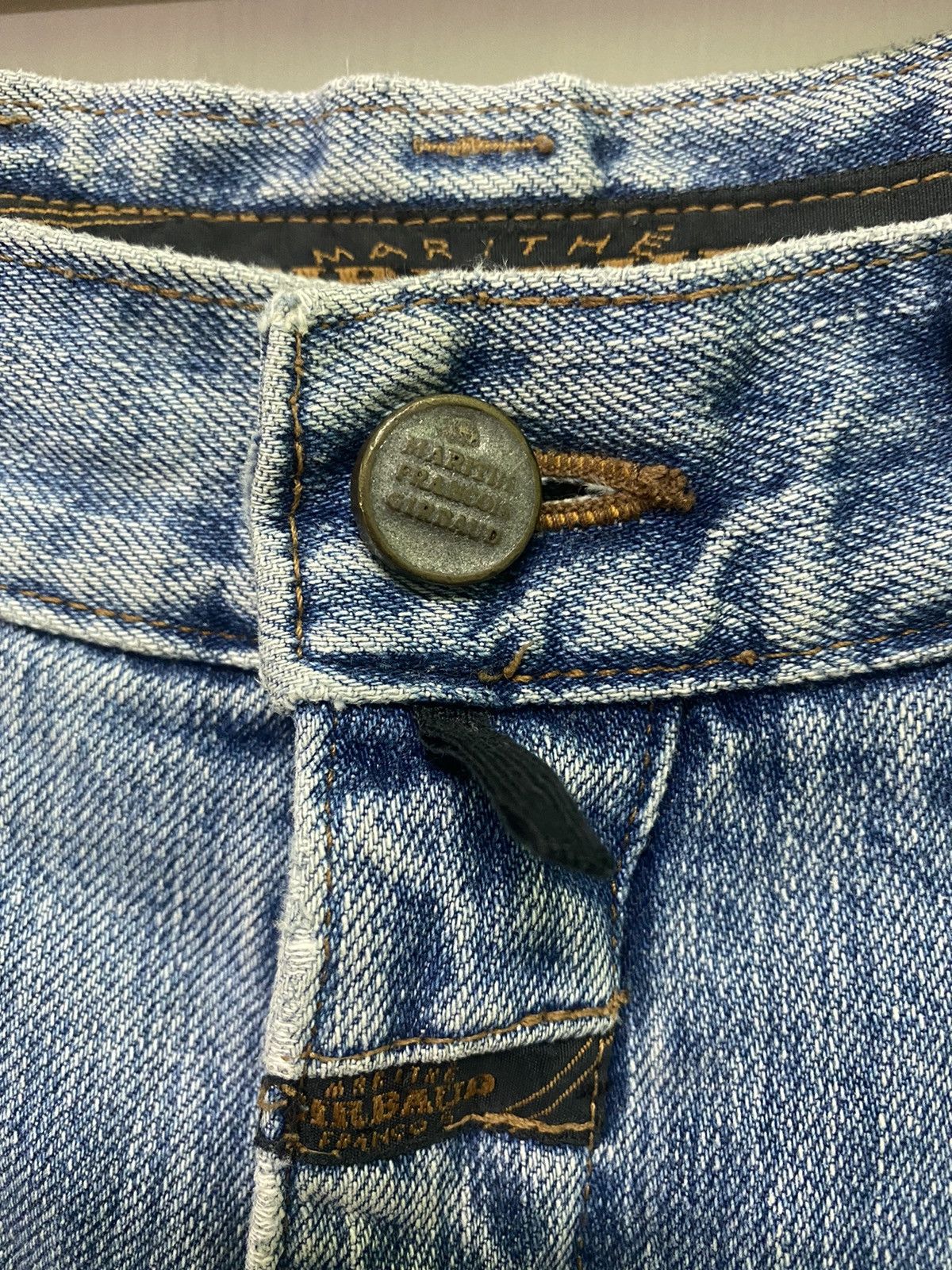 Marithe + Francois Girbaud Vintage MARITHE FRANCOIS GIRBAUD Stone Wash Jeans Size US 27 - 4 Thumbnail