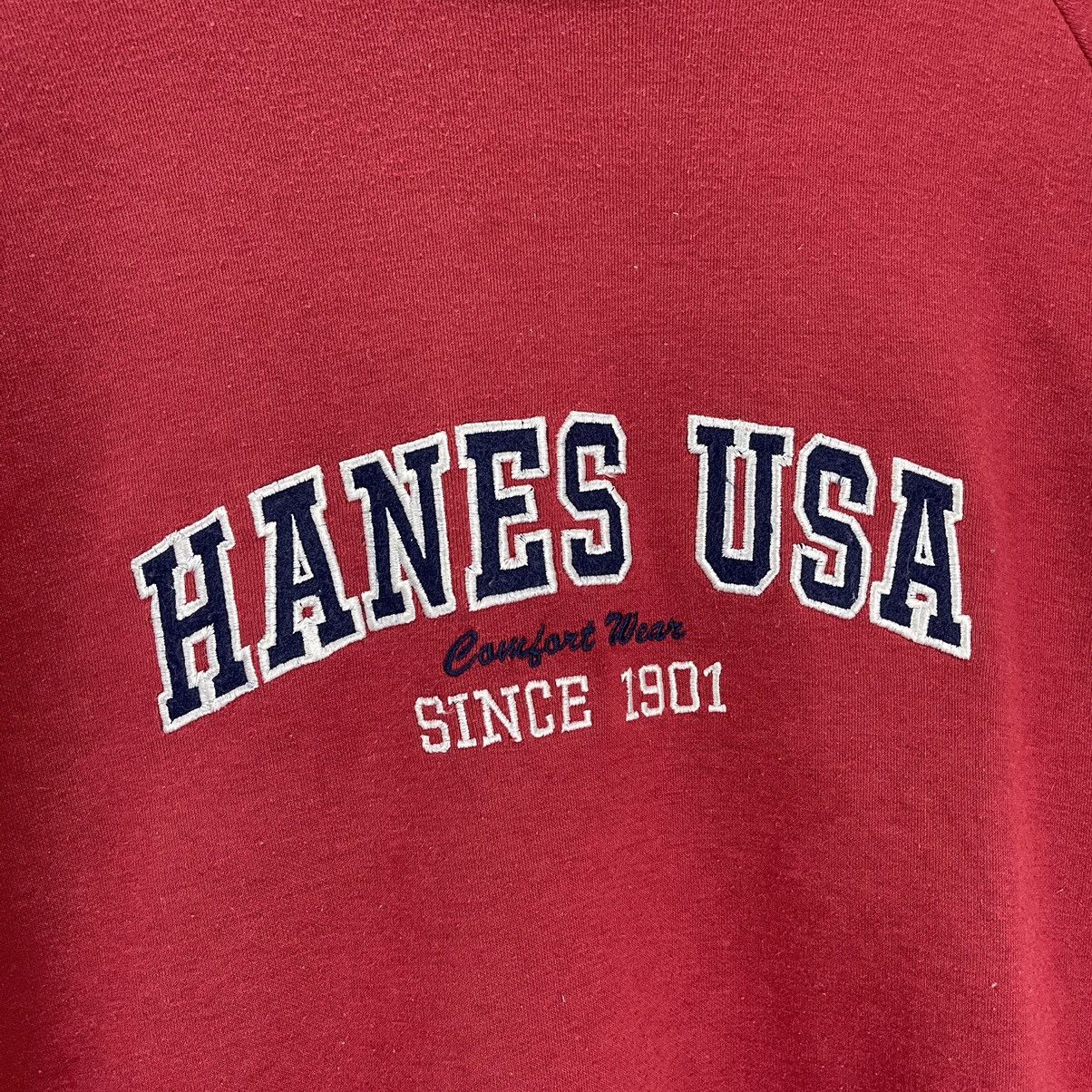 Hanes Vintage 90’s Hanes Crewneck Sweatshirt Size M Size US M / EU 48-50 / 2 - 5 Thumbnail