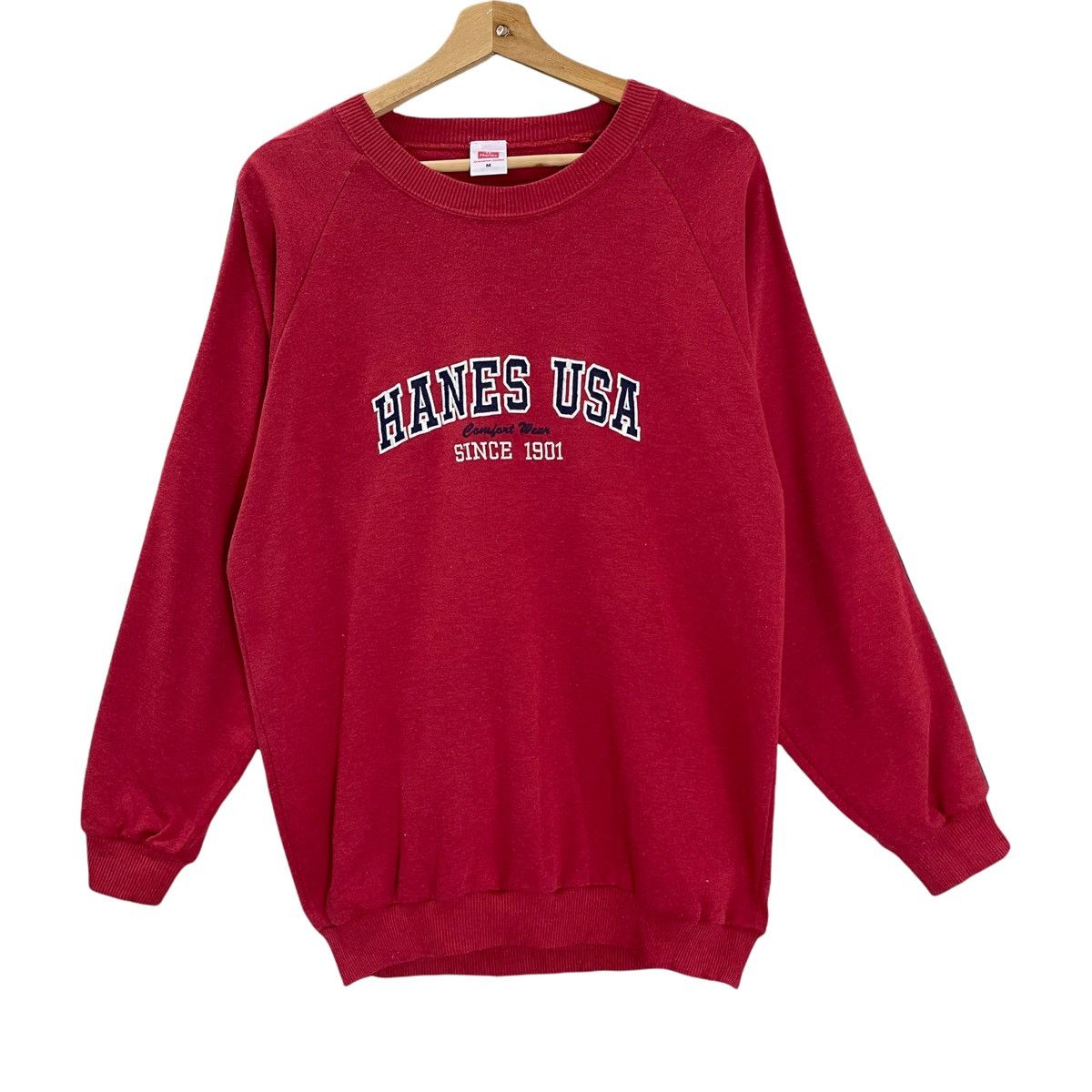 Hanes Vintage 90’s Hanes Crewneck Sweatshirt Size M Size US M / EU 48-50 / 2 - 3 Thumbnail