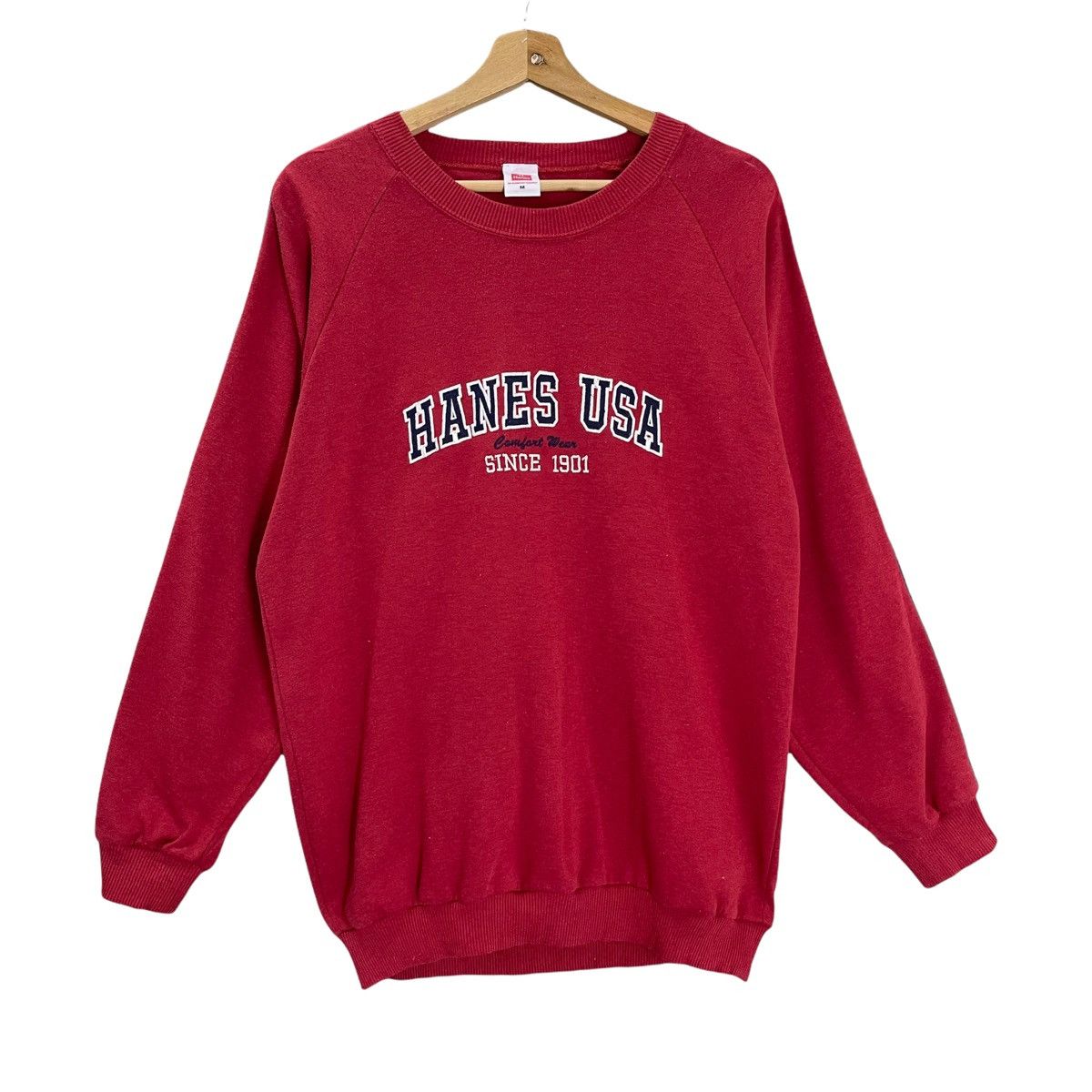 Hanes Vintage 90’s Hanes Crewneck Sweatshirt Size M Size US M / EU 48-50 / 2 - 1 Thumbnail