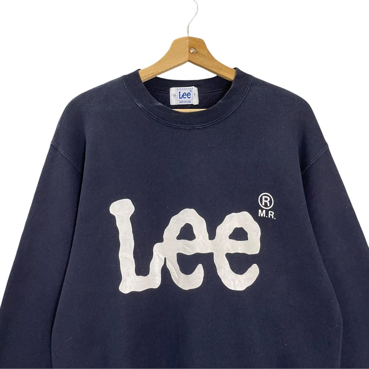 Lee Vintage 90s Lee Usa Crewneck Sweatshirt Size M Size US M / EU 48-50 / 2 - 4 Thumbnail
