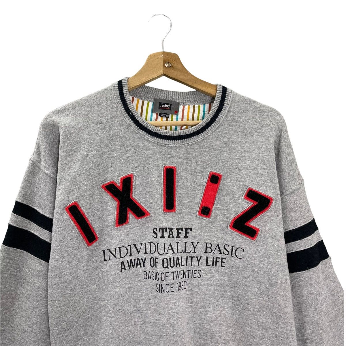 Japanese Brand × Vintage Vintage Ixi Japan Design Spellout Crewneck Sweatshirt Size S Size US S / EU 44-46 / 1 - 4 Thumbnail
