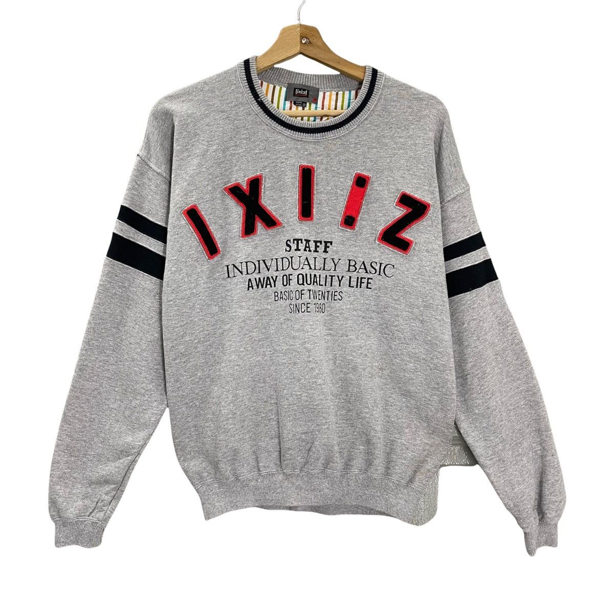 Japanese Brand × Vintage Vintage Ixi Japan Design Spellout Crewneck Sweatshirt Size S Size US S / EU 44-46 / 1 - 1 Thumbnail
