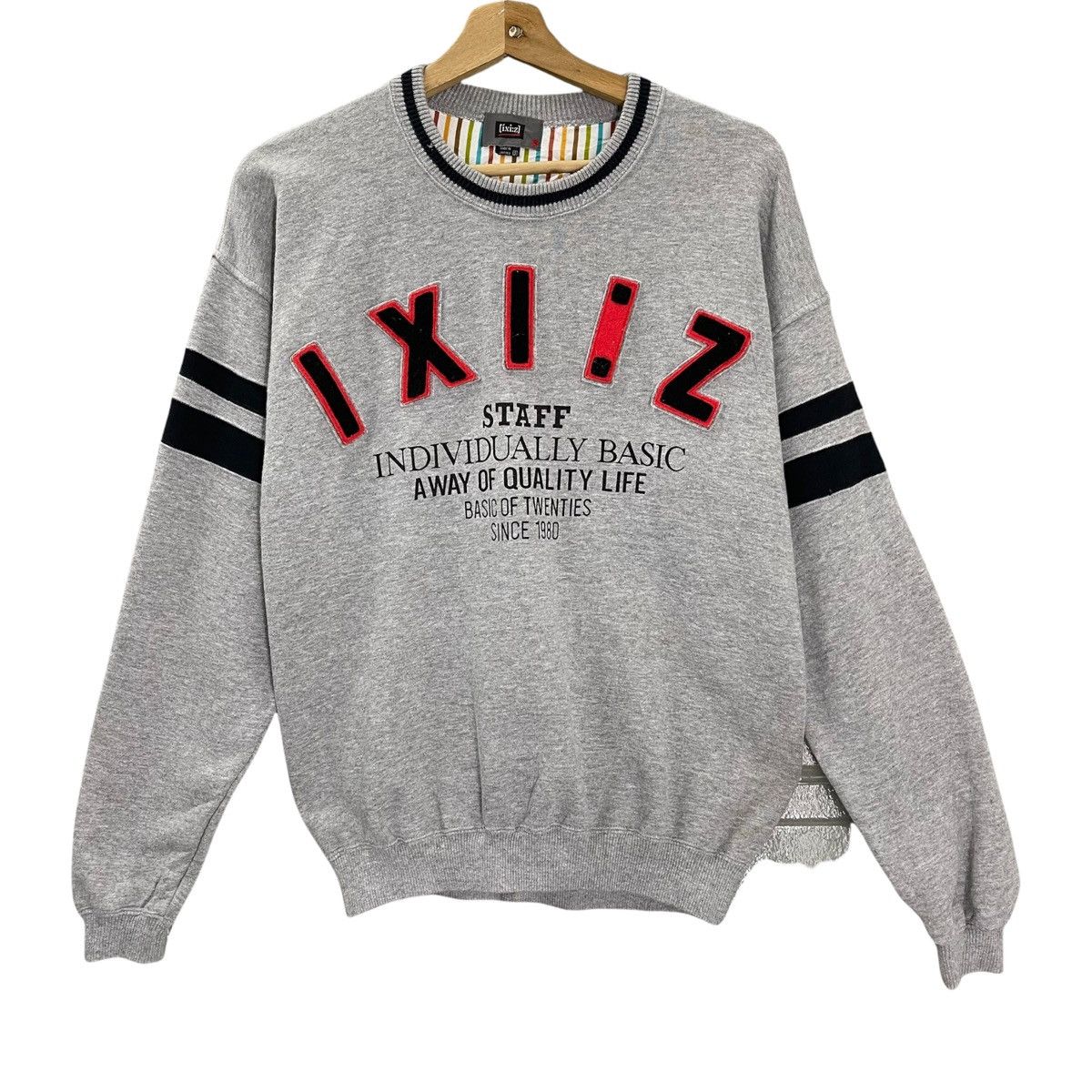 Japanese Brand × Vintage Vintage Ixi Japan Design Spellout Crewneck Sweatshirt Size S Size US S / EU 44-46 / 1 - 3 Thumbnail