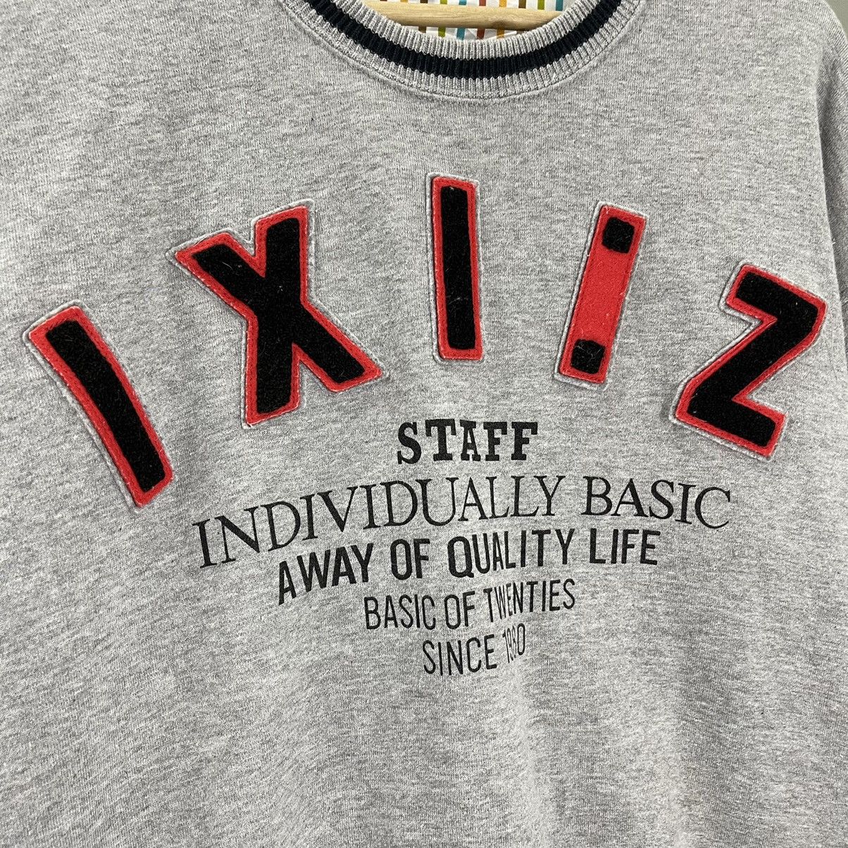 Japanese Brand × Vintage Vintage Ixi Japan Design Spellout Crewneck Sweatshirt Size S Size US S / EU 44-46 / 1 - 5 Thumbnail