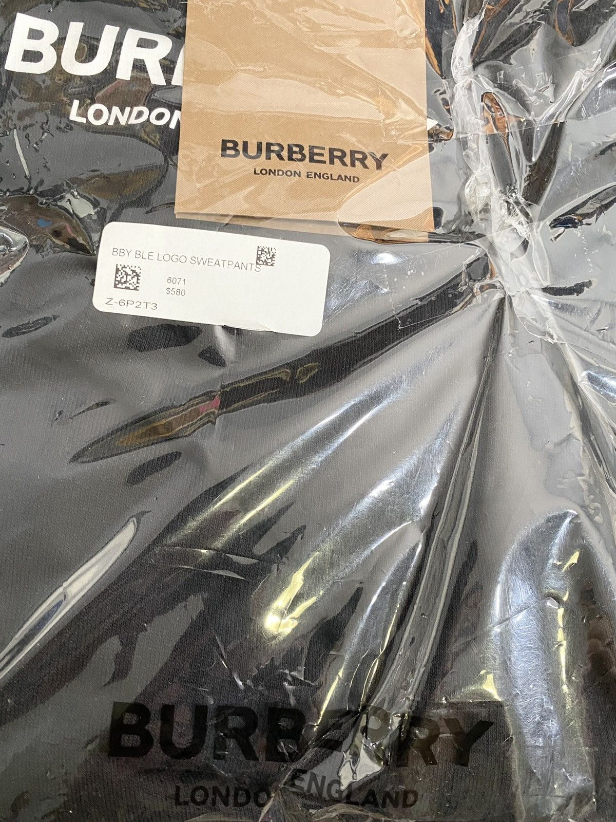 Burberry New Burberry Oliver logo print sweatpants sz XL Size US 36 / EU 52 - 6 Thumbnail