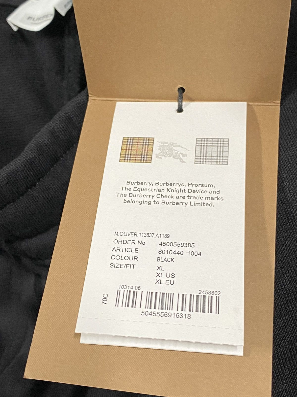 Burberry New Burberry Oliver logo print sweatpants sz XL Size US 36 / EU 52 - 8 Thumbnail