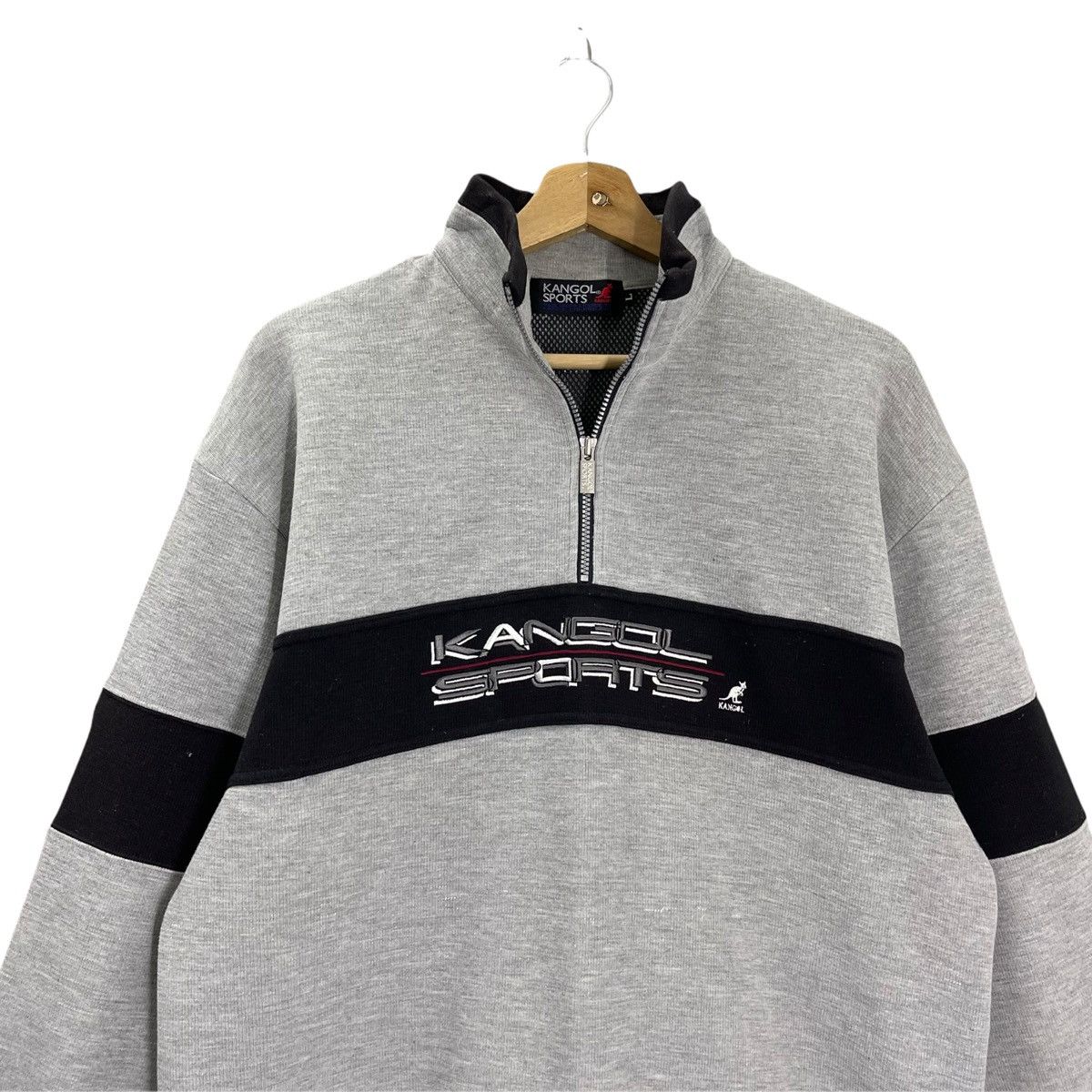 Kangol Vintage Kangol Sports Halfzip Sweatshirt Size L Size US L / EU 52-54 / 3 - 4 Thumbnail