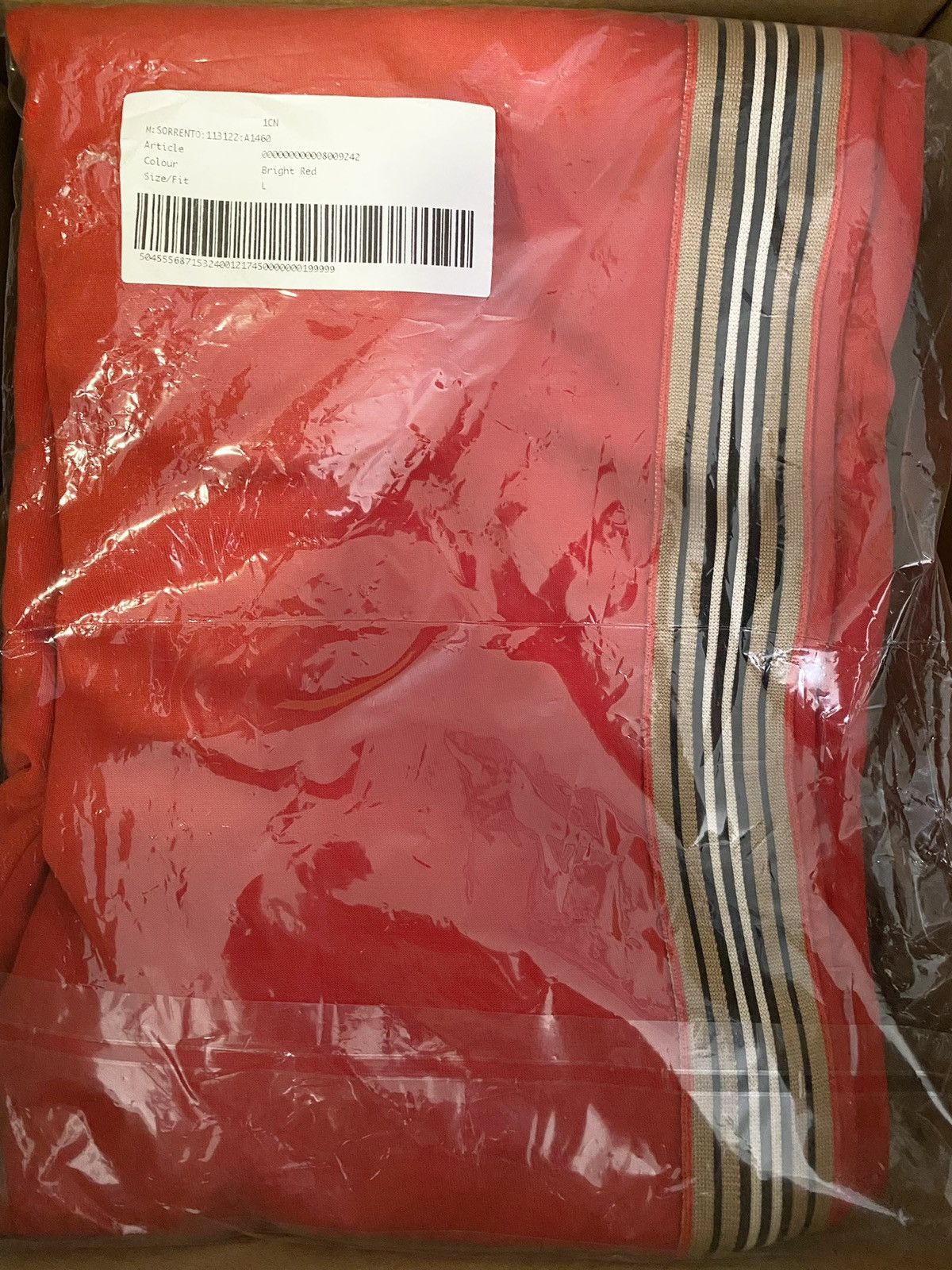 Burberry New Burberry sorrento side strip sweatpants sz L Size US 30 / EU 46 - 9 Thumbnail