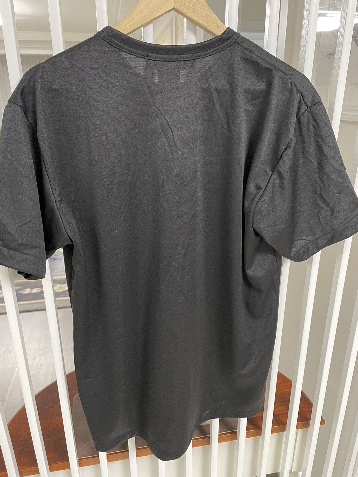Comme des Garcons Black Comme Des Garcons Black x Nike logo T-shirt Size US XL / EU 56 / 4 - 4 Thumbnail