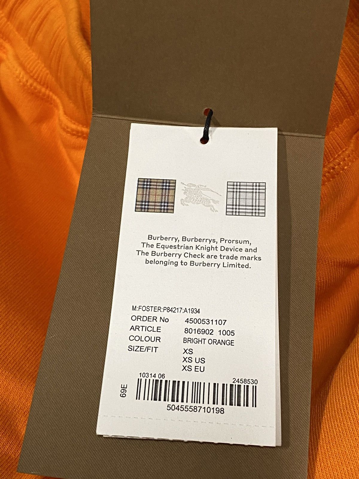 Burberry New Burberry foster logo patch sweatpants sz XS Size US 30 / EU 46 - 7 Thumbnail