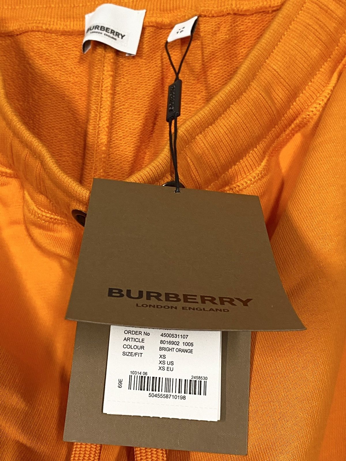 Burberry New Burberry foster logo patch sweatpants sz XS Size US 30 / EU 46 - 6 Thumbnail