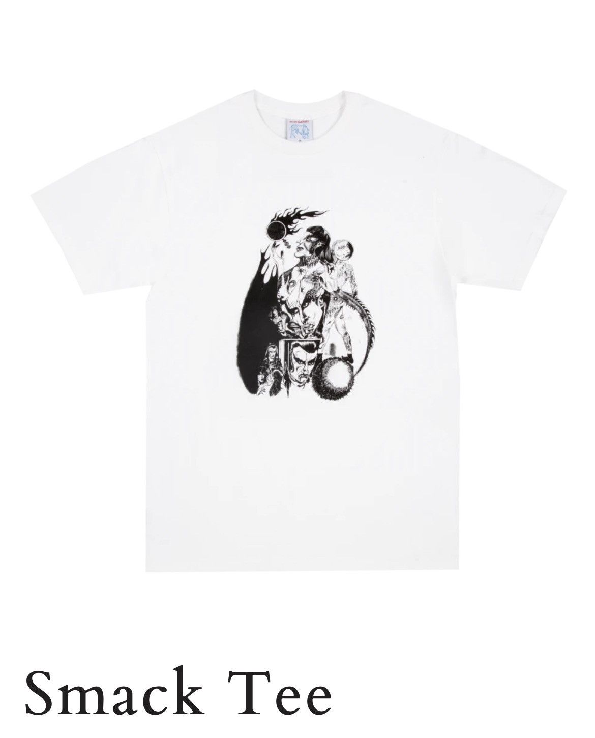 Hysteric Glamour × Sci-Fi Fantasy Smack Tee in Black/White Graphic Streetwear Deathcore XL NEW Size US XL / EU 56 / 4 - 1 Thumbnail
