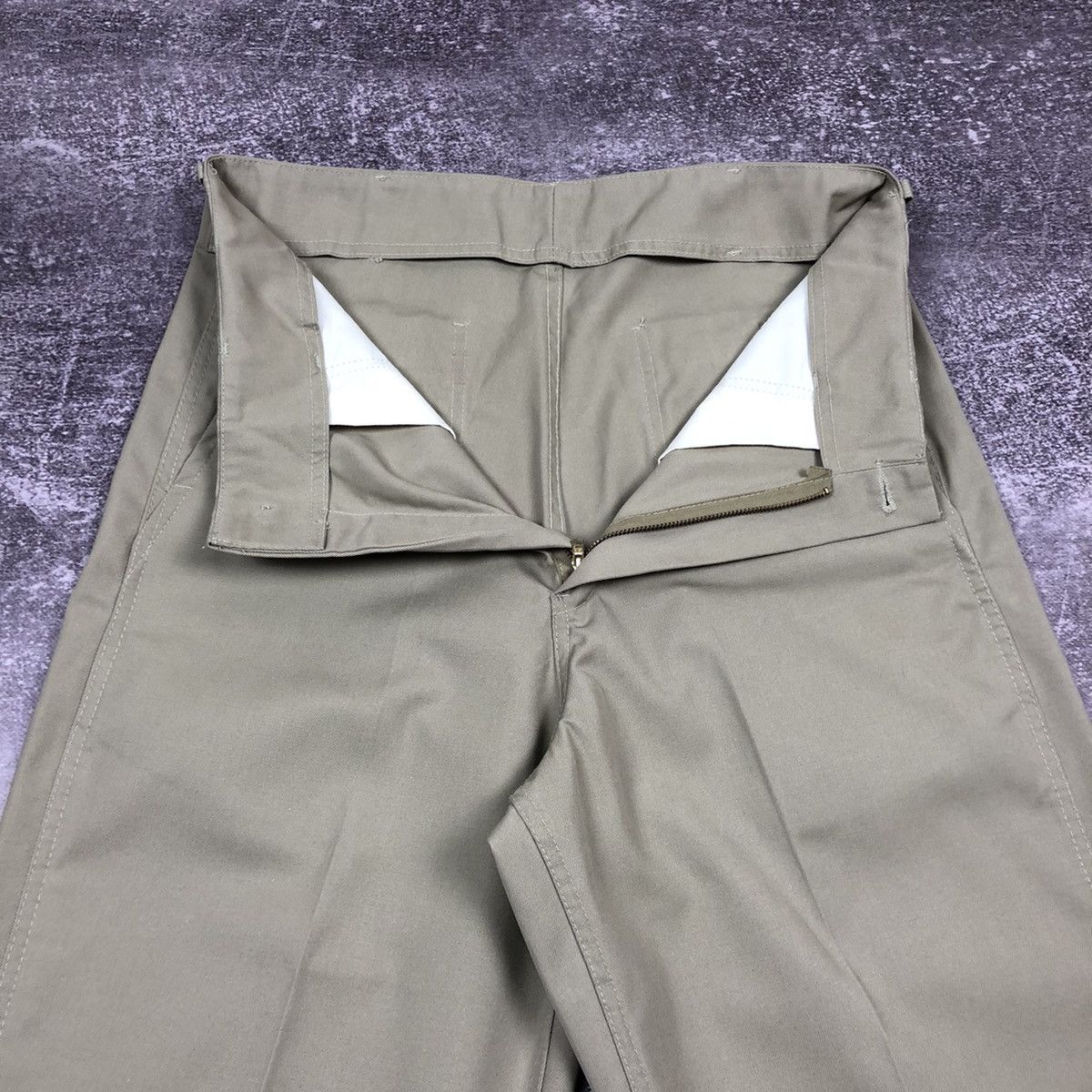 Levi's Vintage Levi’s Sta-Prest 34x32 Beige Size US 34 / EU 50 - 7 Thumbnail