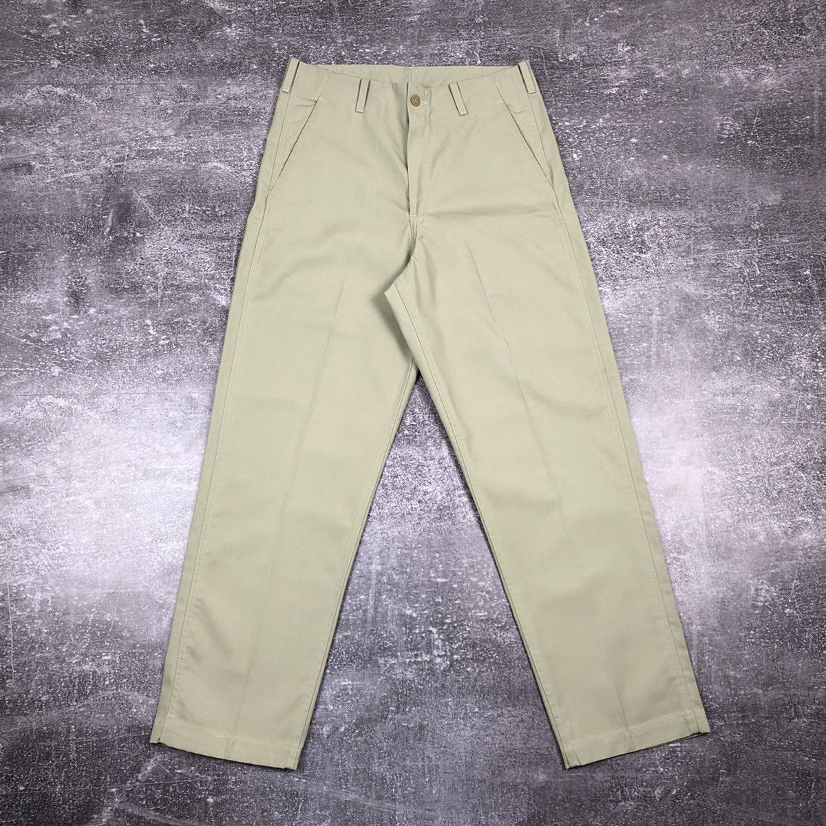 Levi's Vintage Levi’s Sta-Prest 34x32 Beige Size US 34 / EU 50 - 4 Thumbnail