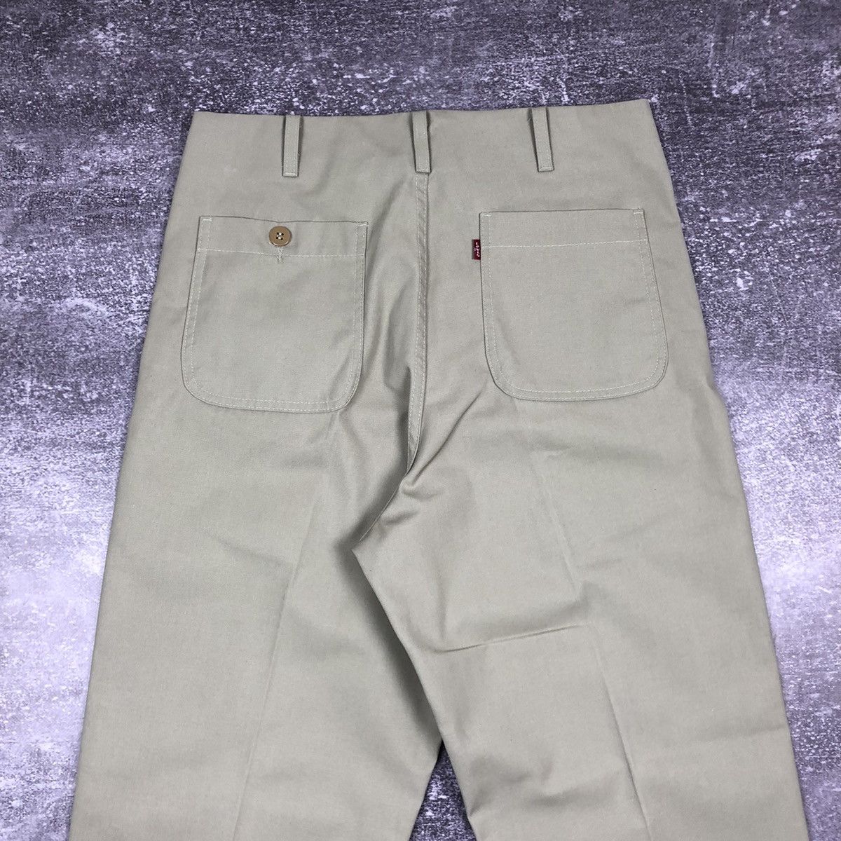 Levi's Vintage Levi’s Sta-Prest 34x32 Beige Size US 34 / EU 50 - 2 Thumbnail