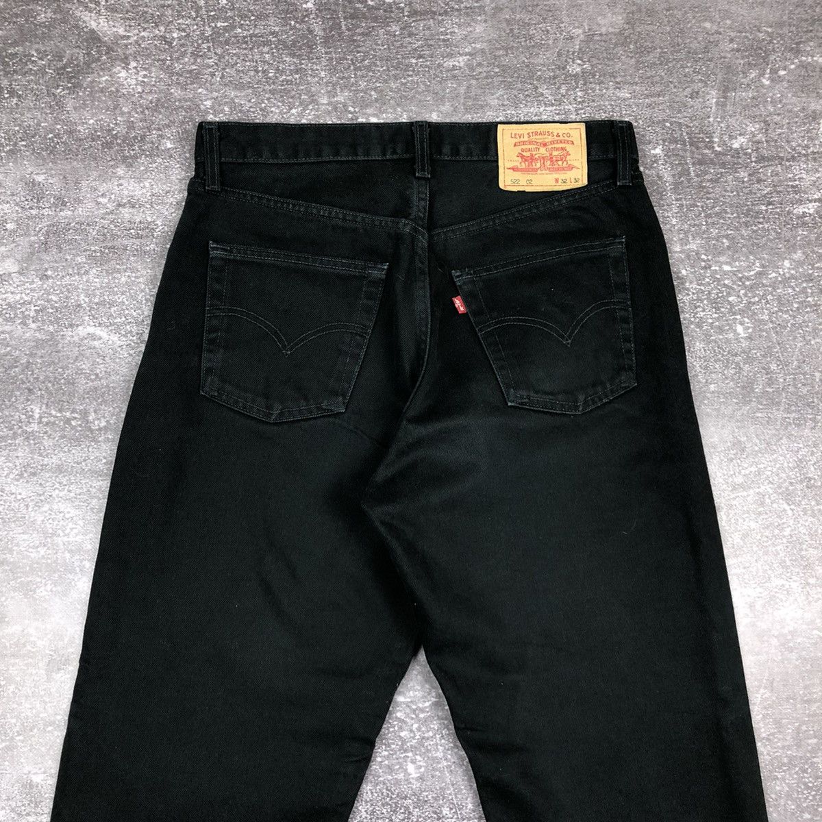 Levi's Vintage Levi’s 522 02 Black jeans 32x32 Size US 32 / EU 48 - 2 Thumbnail