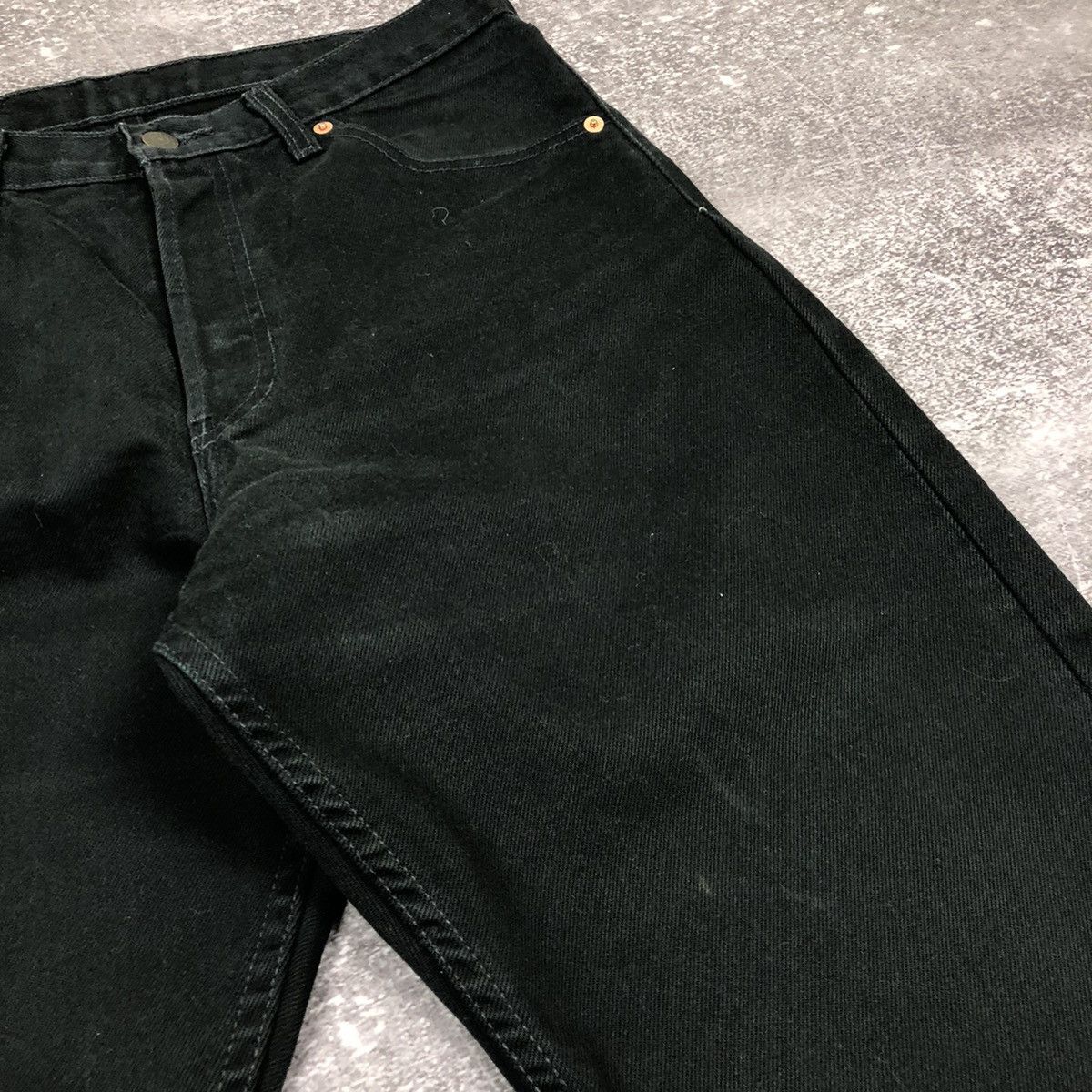 Levi's Vintage Levi’s 522 02 Black jeans 32x32 Size US 32 / EU 48 - 13 Thumbnail