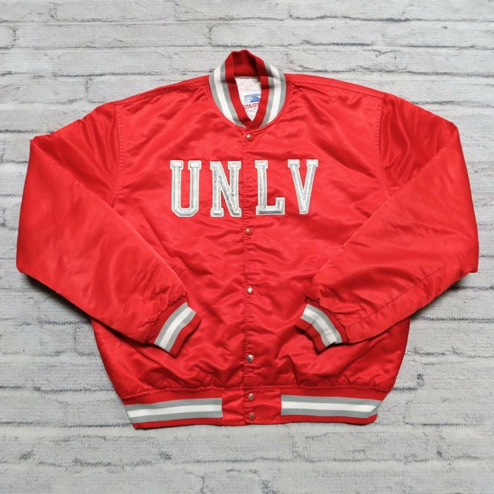 Starter Vintage 90s University Las Vegas UNLV Rebels Satin Jacket ...