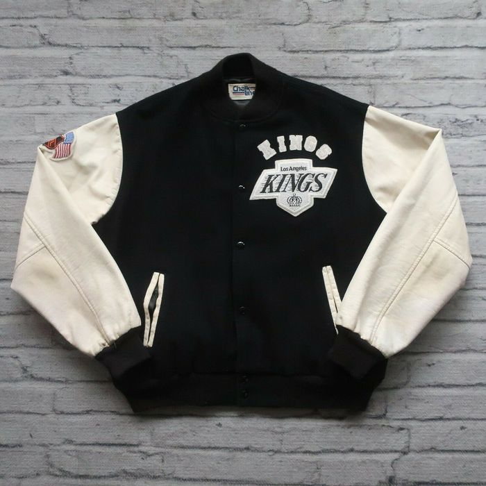 Chalk Line Vintage 90s Los Angeles Kings Varsity Jacket by Chalk Line