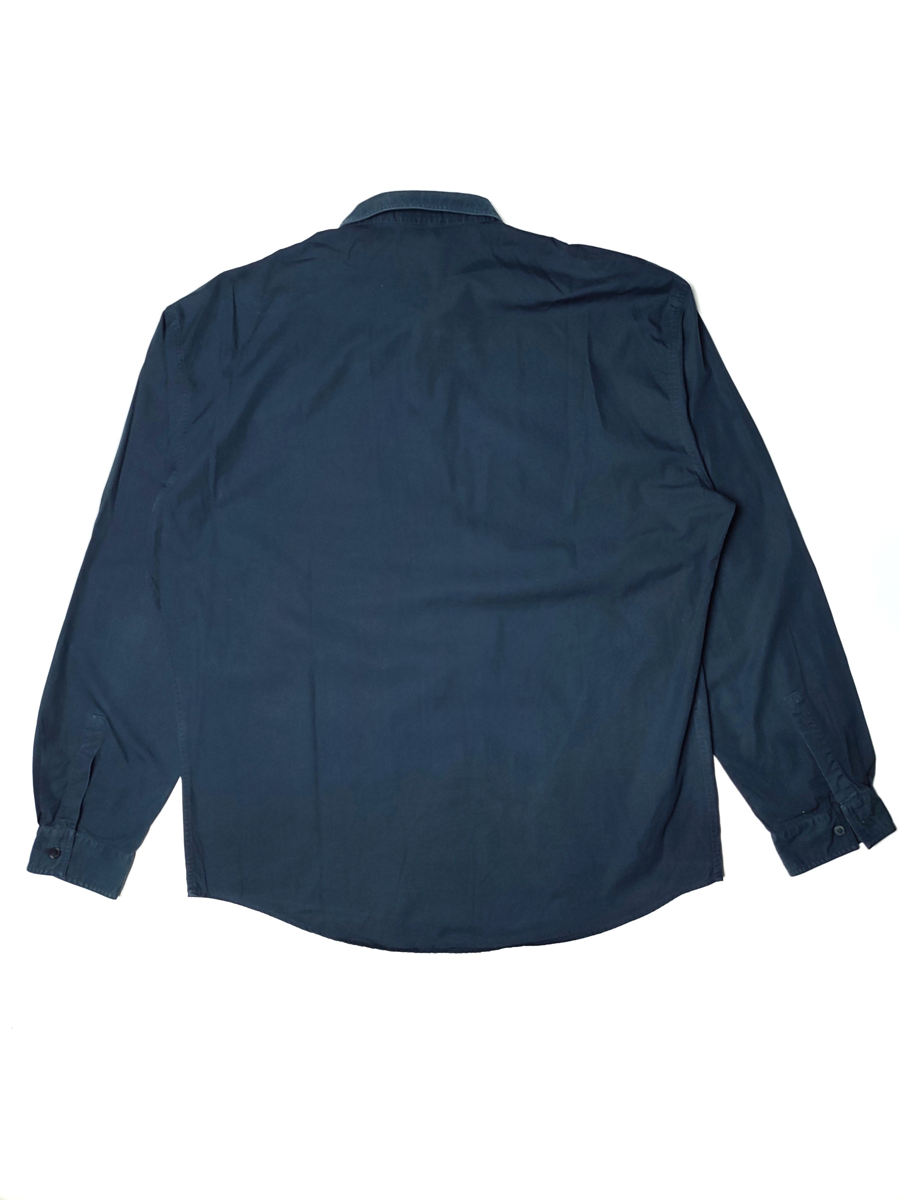 Versace Vintage Gianni Versace Navy Blue shirt Size US L / EU 52-54 / 3 - 4 Thumbnail